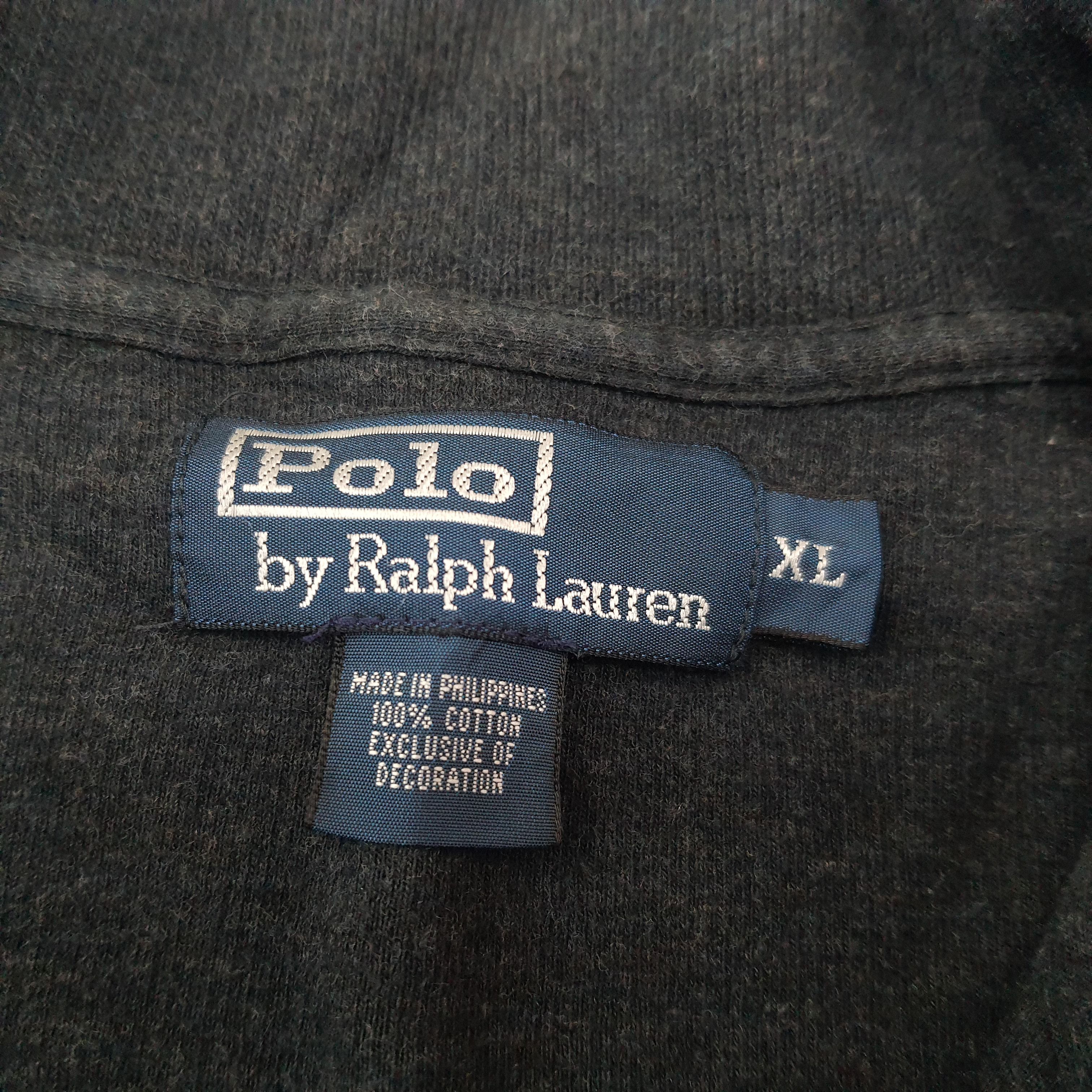Polo Ralph Lauren Vintage Polo by Ralph Lauren Zipper Sweatshirt C257N3 Size US XXL / EU 58 / 5 - 4 Thumbnail