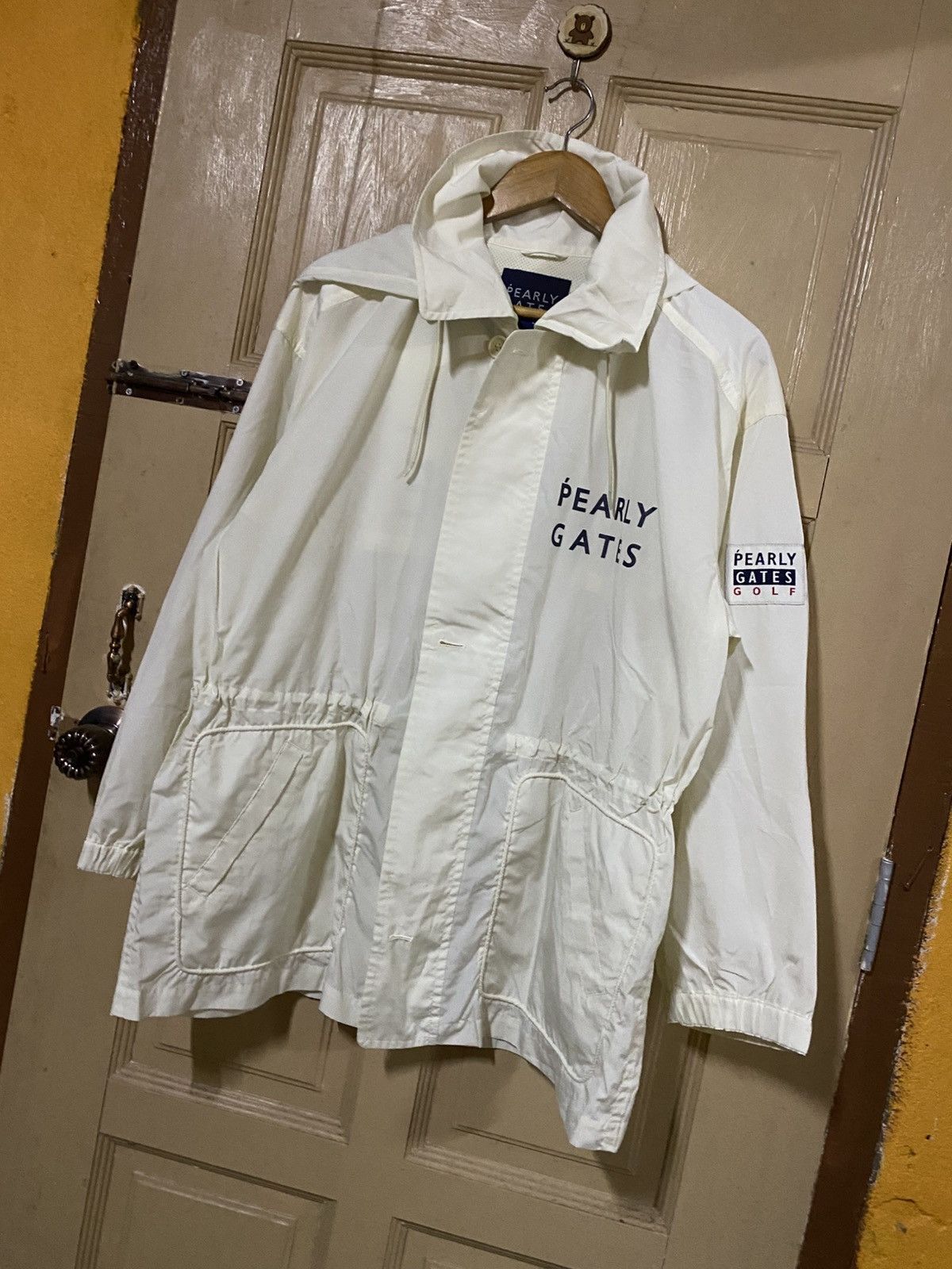 Vintage Vintage Pearly Gates Golf Hooded Jacket White Japan Style Size US S / EU 44-46 / 1 - 4 Thumbnail