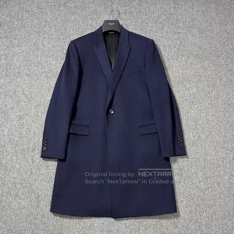 Dior Dior Twilight blue camel hair coat Size US M / EU 48-50 / 2 - 1 Thumbnail