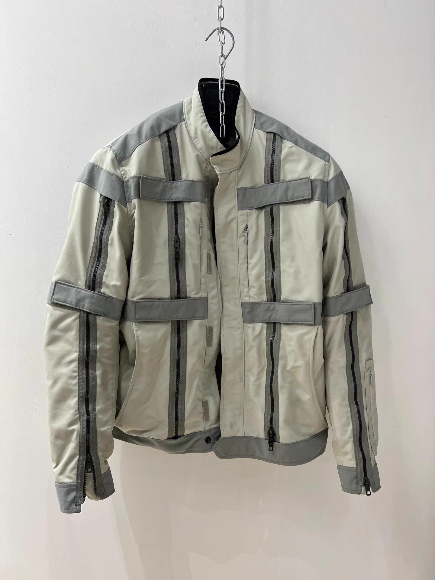 Dolce & Gabbana 90s Zip Strap Biker Jacket Archive Q13 Size US L / EU 52-54 / 3 - 1 Thumbnail