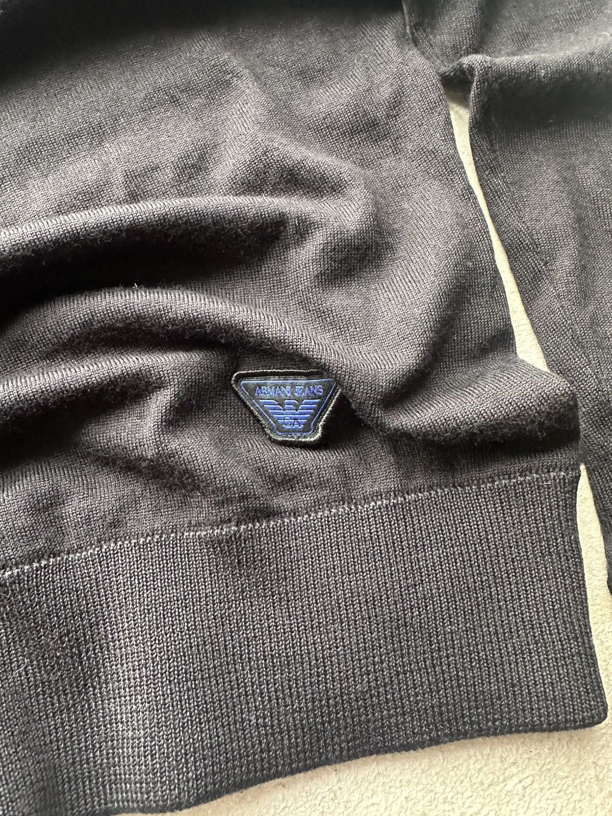 Armani 🚨 ARMANI JEANS LONGSLEEVE SWEATER VNTG 90s Italy Size US M / EU 48-50 / 2 - 4 Thumbnail