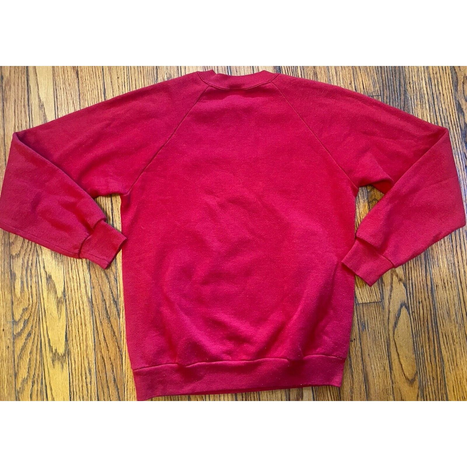 Jerzees VTG USA Christmas Sweatshirt Womens M Bear Sweater Crew Size M / US 6-8 / IT 42-44 - 3 Thumbnail