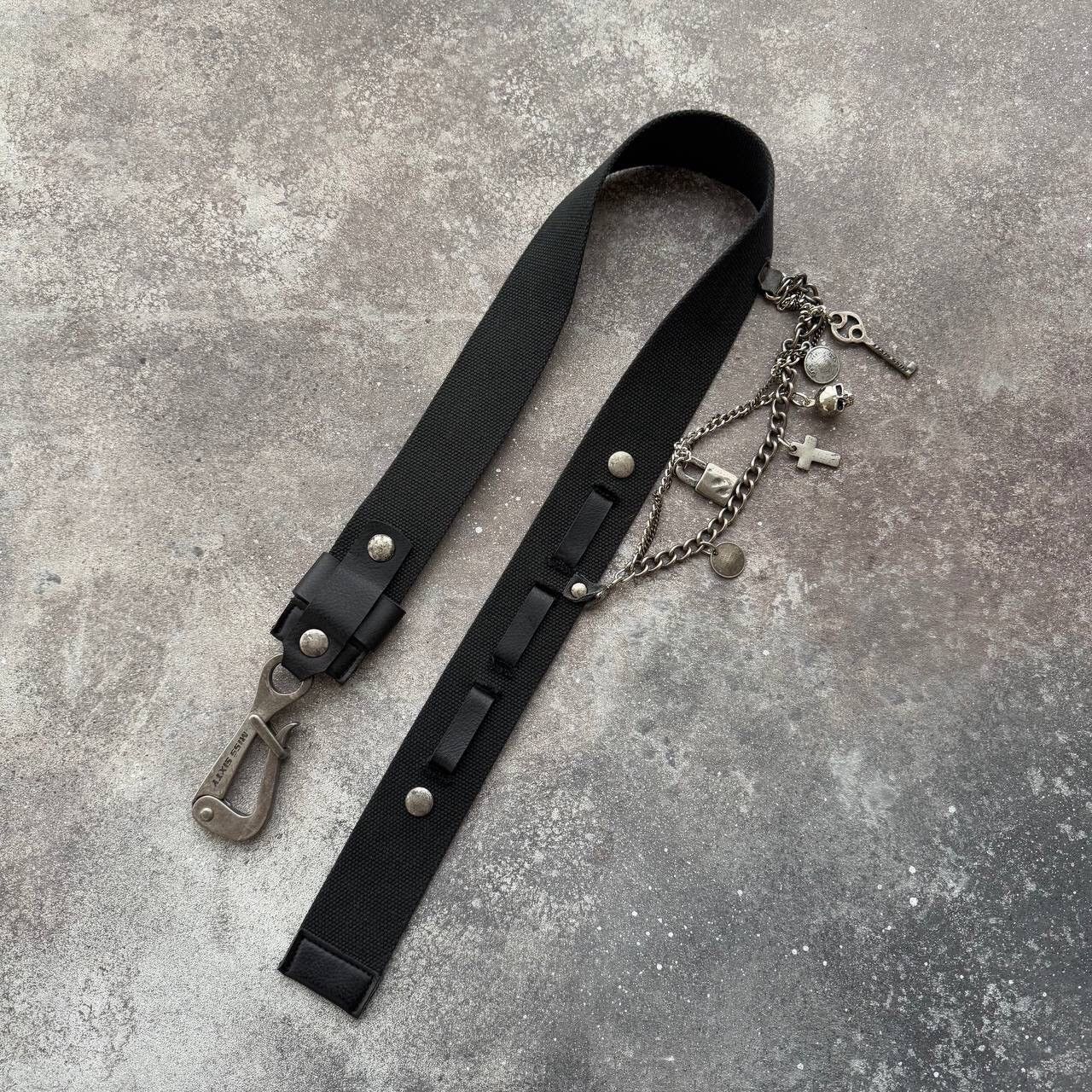 Miss Sixty RARE Miss Sixty Vintage Avant Garde Gothic Belt With Chain Size ONE SIZE - 2 Thumbnail