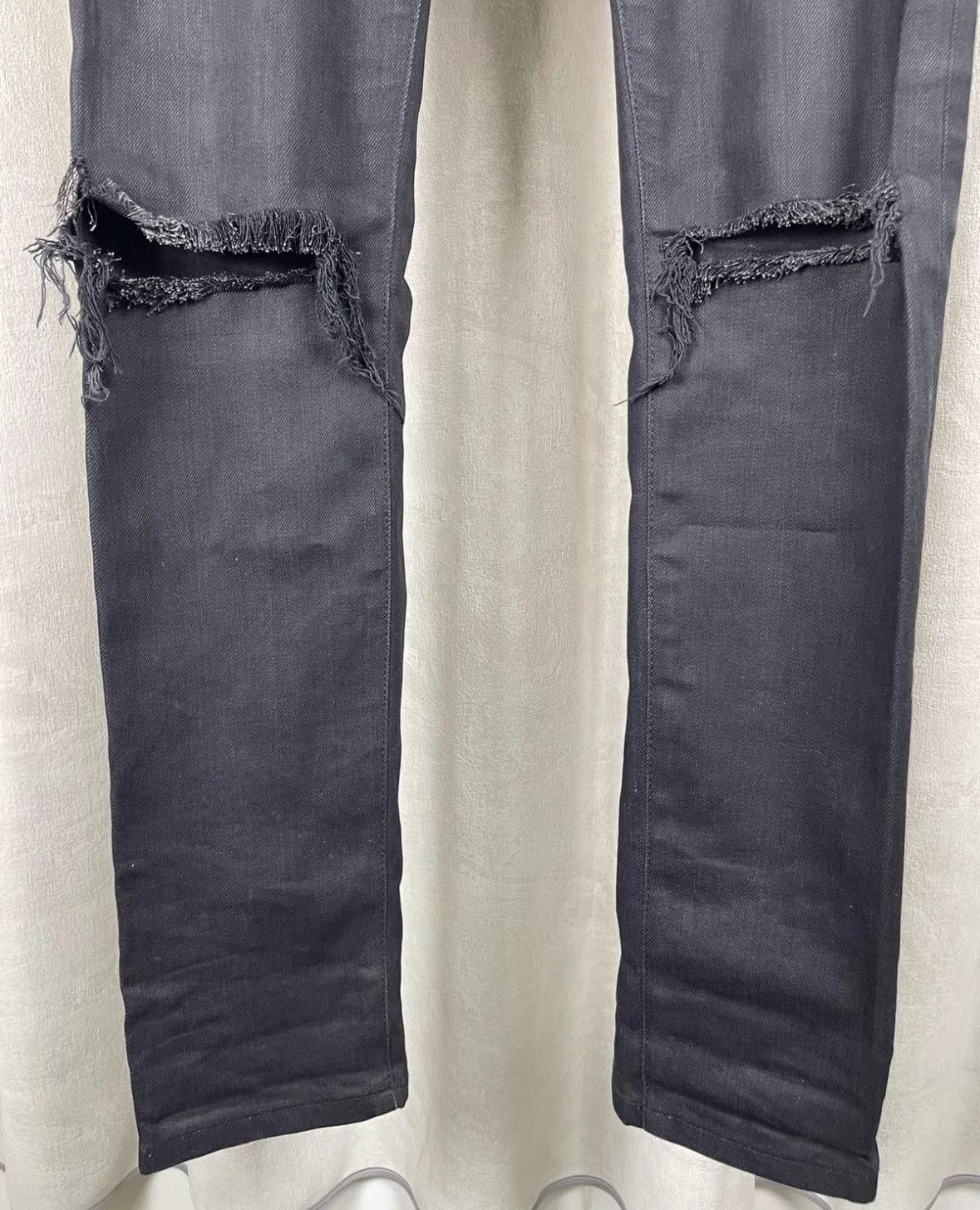 Saint Laurent Paris Saint Laurent Paris D02 Knee Slit Denim Size US 29 - 4 Thumbnail