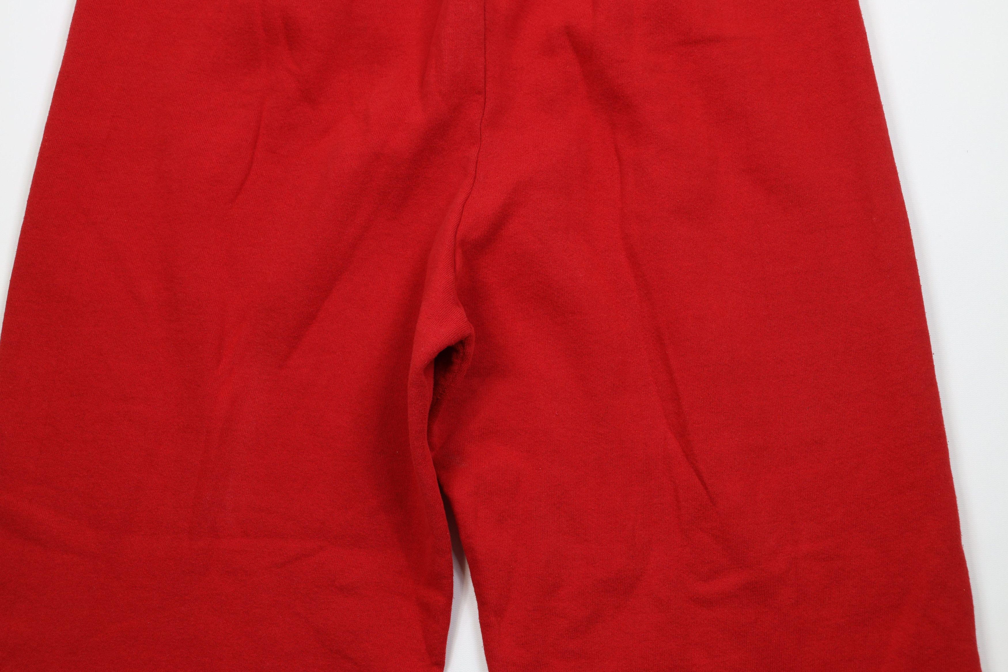 Vintage Vintage 90s Streetwear Blank Sweatpants Joggers Red USA Size US 42 / EU 58 - 11 Thumbnail