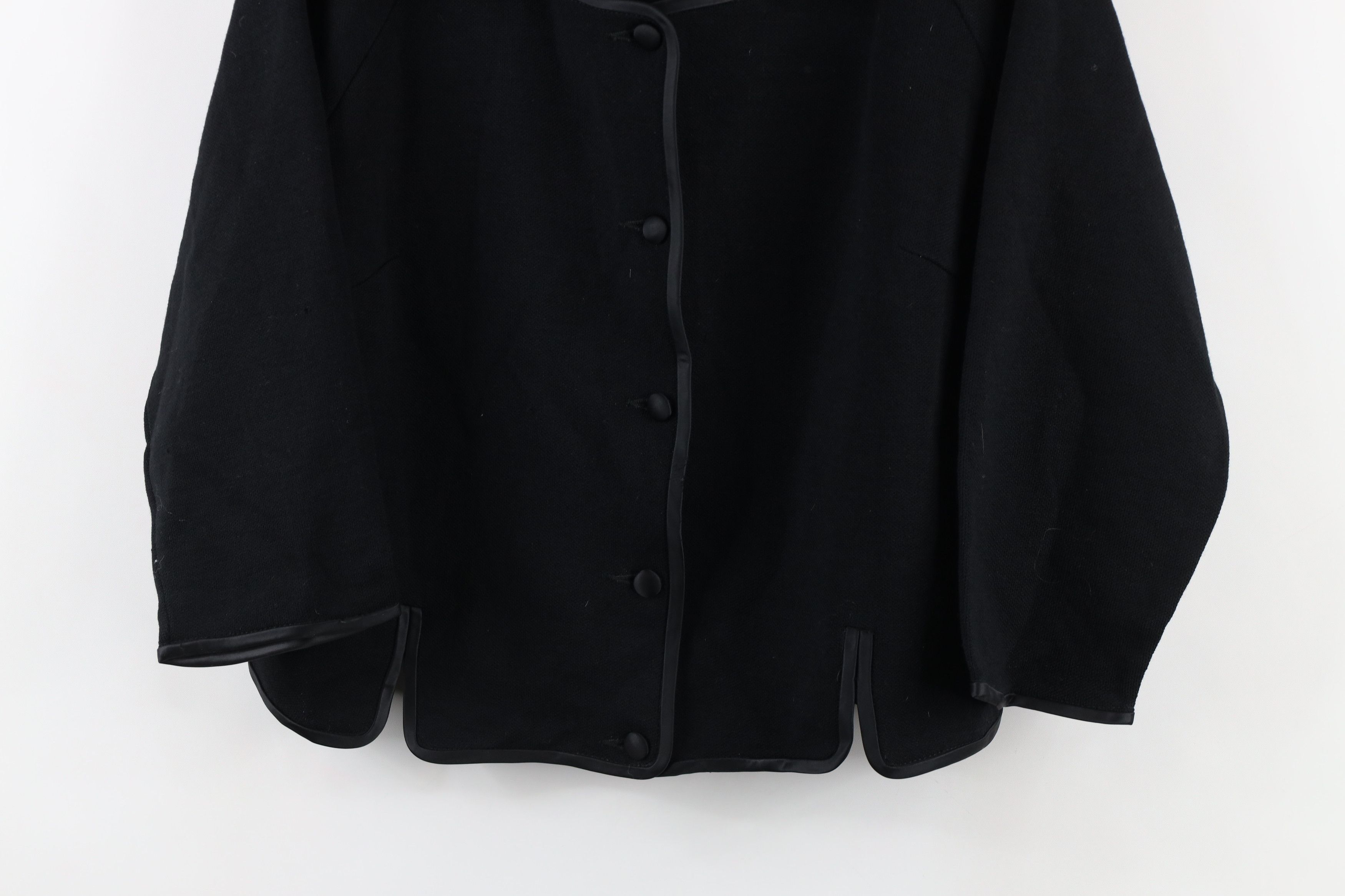 Vintage Vintage 50s 60s Rockabilly Trim Wool Knit Blazer Jacket USA Size M / US 6-8 / IT 42-44 - 3 Thumbnail