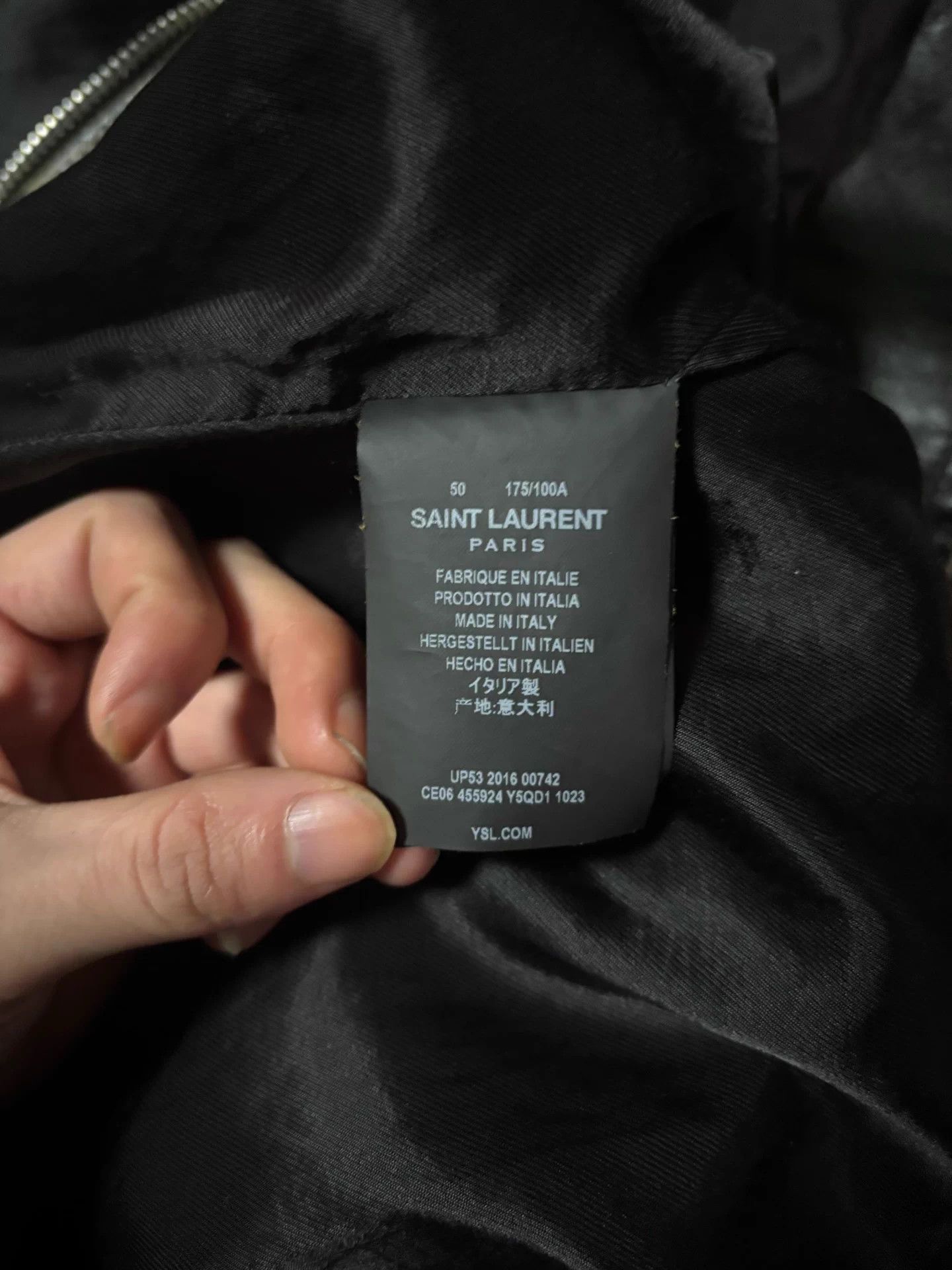 Saint Laurent Paris Saint Laurent 16FW L01 Fringe Distressed Leather Jacket Size US M / EU 48-50 / 2 - 9 Thumbnail