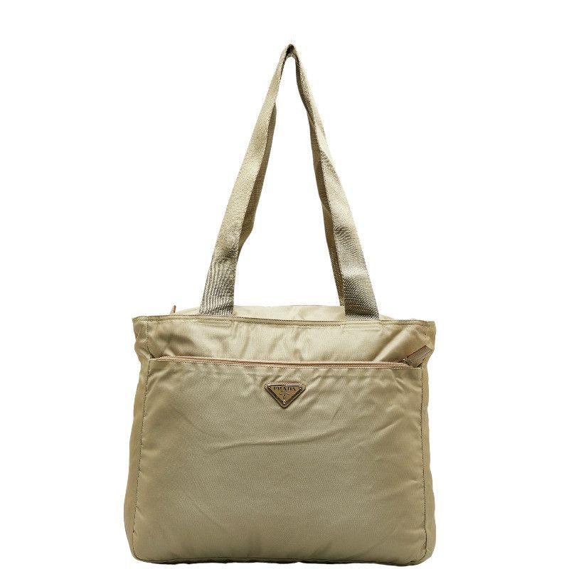 image of Prada Tessuto Tote Bag in Brown, Women's