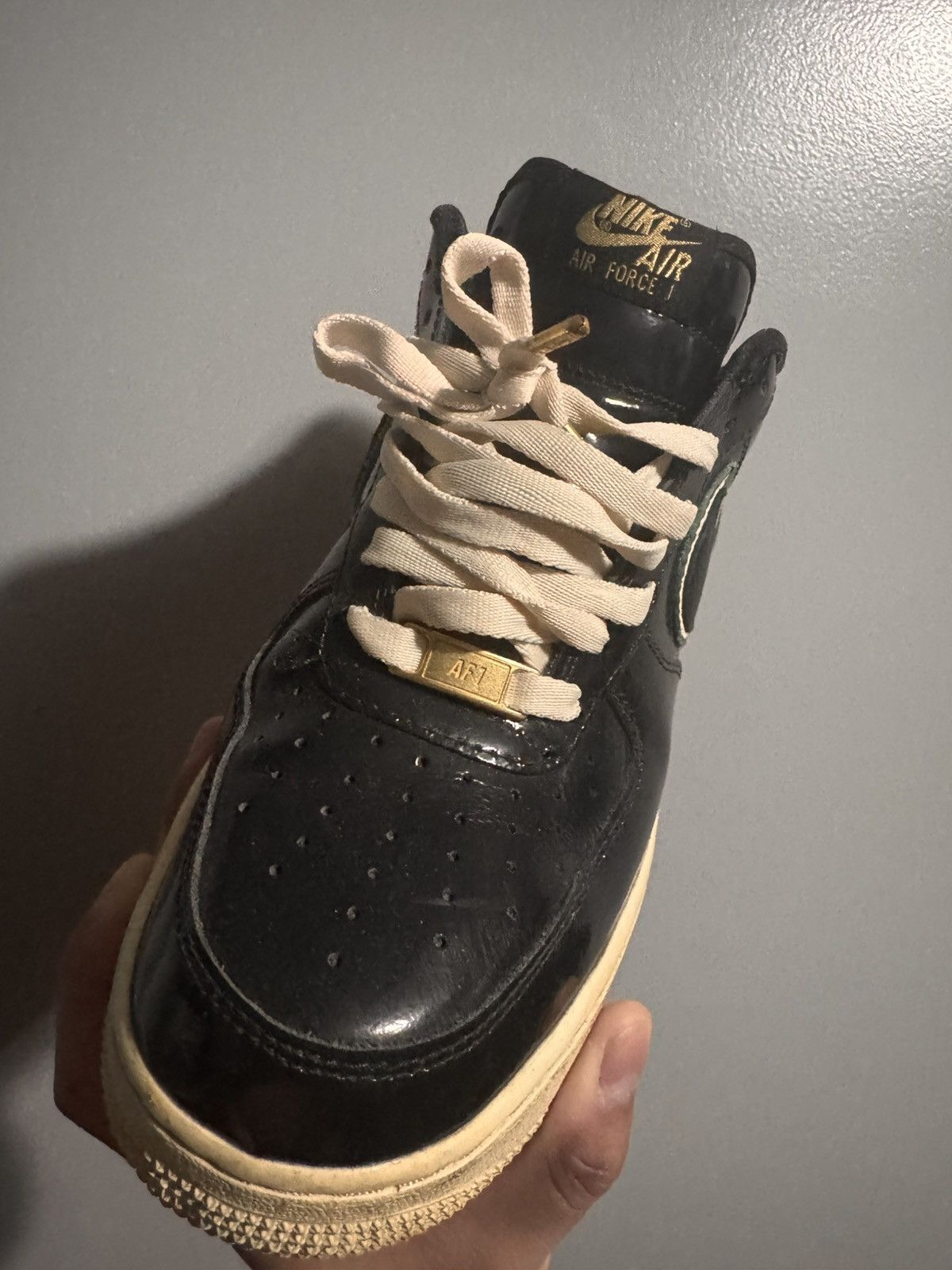 Nike Nike Nigel Sylvester Air Force 1 Patent Leather Size US 9 / EU 42 - 2 Thumbnail