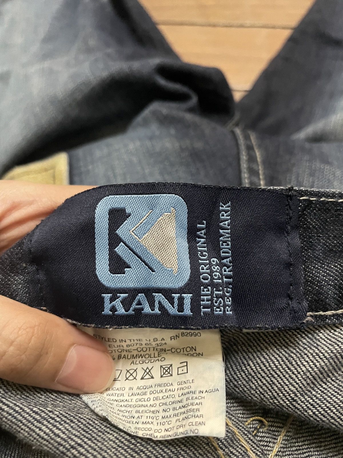 Karl Kani Rare Design Vintage Brand Karl Kani Rapper Baggy Jeans 1990s Size US 40 / EU 56 - 9 Thumbnail