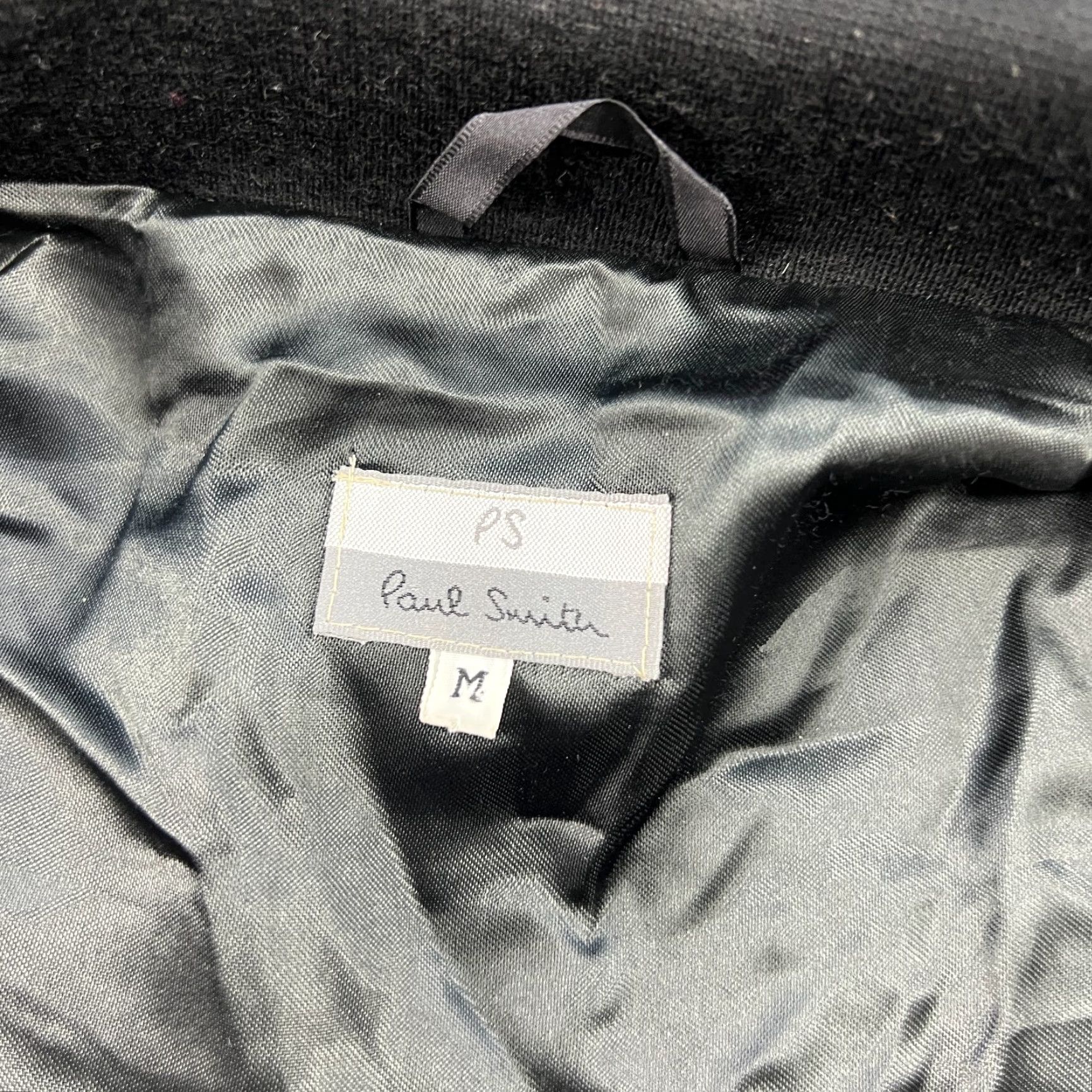 Paul Smith Paul Smith Jacket Mens Medium Wool Blend Black Full Zip PS Bomber Jacket Mens Regular Size M Black Wool Blend Full Zip PS Size US M / EU 48-50 / 2 - 5 Thumbnail
