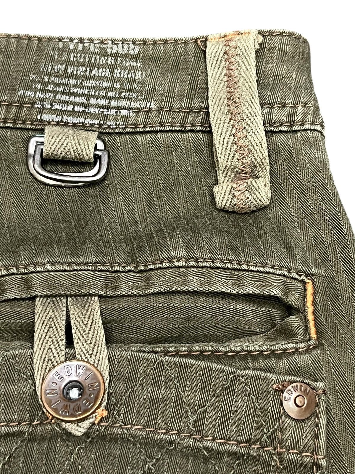 Edwin Vintage Edwin 505 Cargo Flare Pants Y2K Harajuku Military Size US 32 / EU 48 - 11 Thumbnail