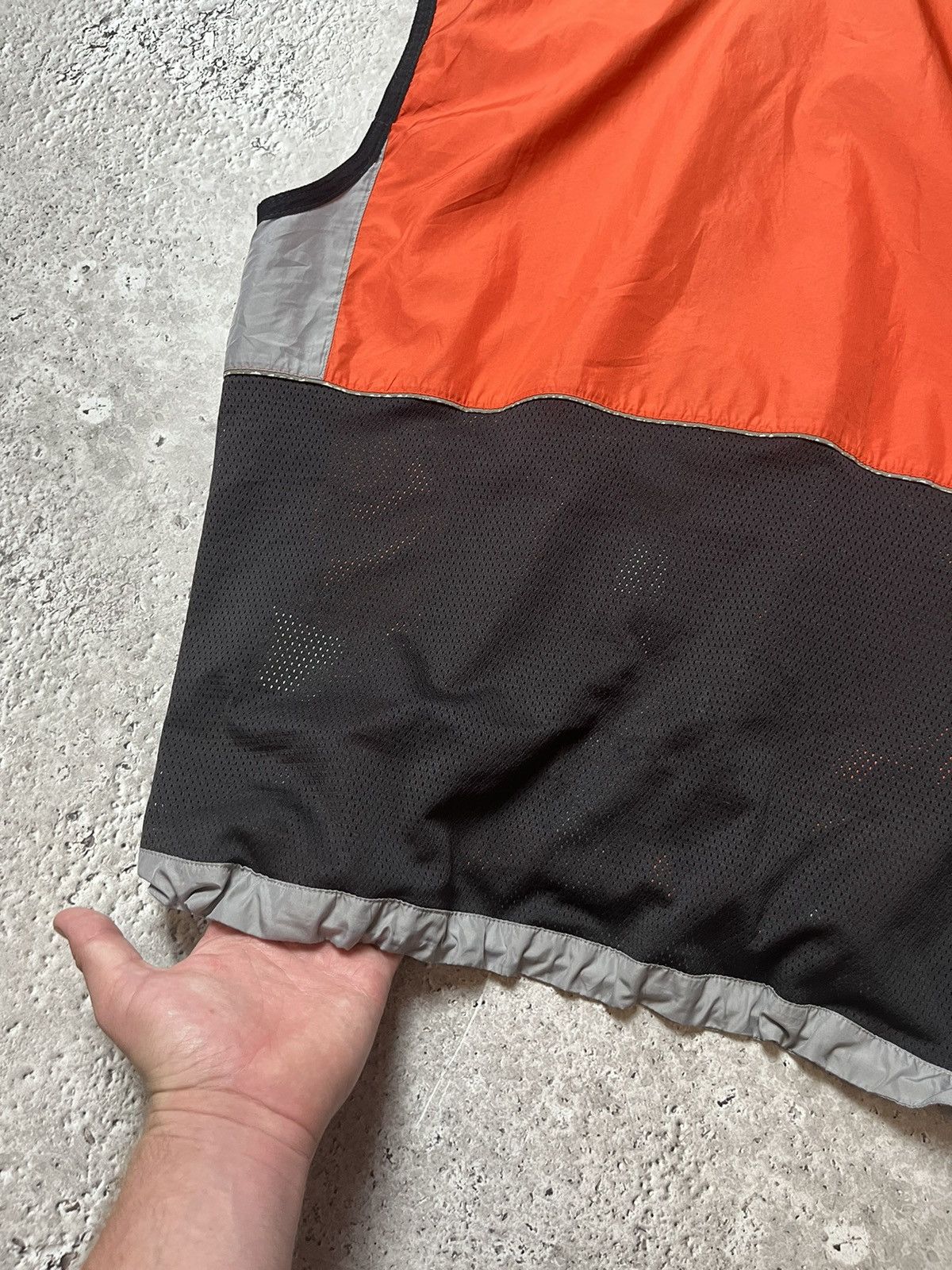 Nike × Vintage Nike Mini Swoosh Nylon Track Vest Vintage Jacket Size US XL / EU 56 / 4 - 13 Thumbnail