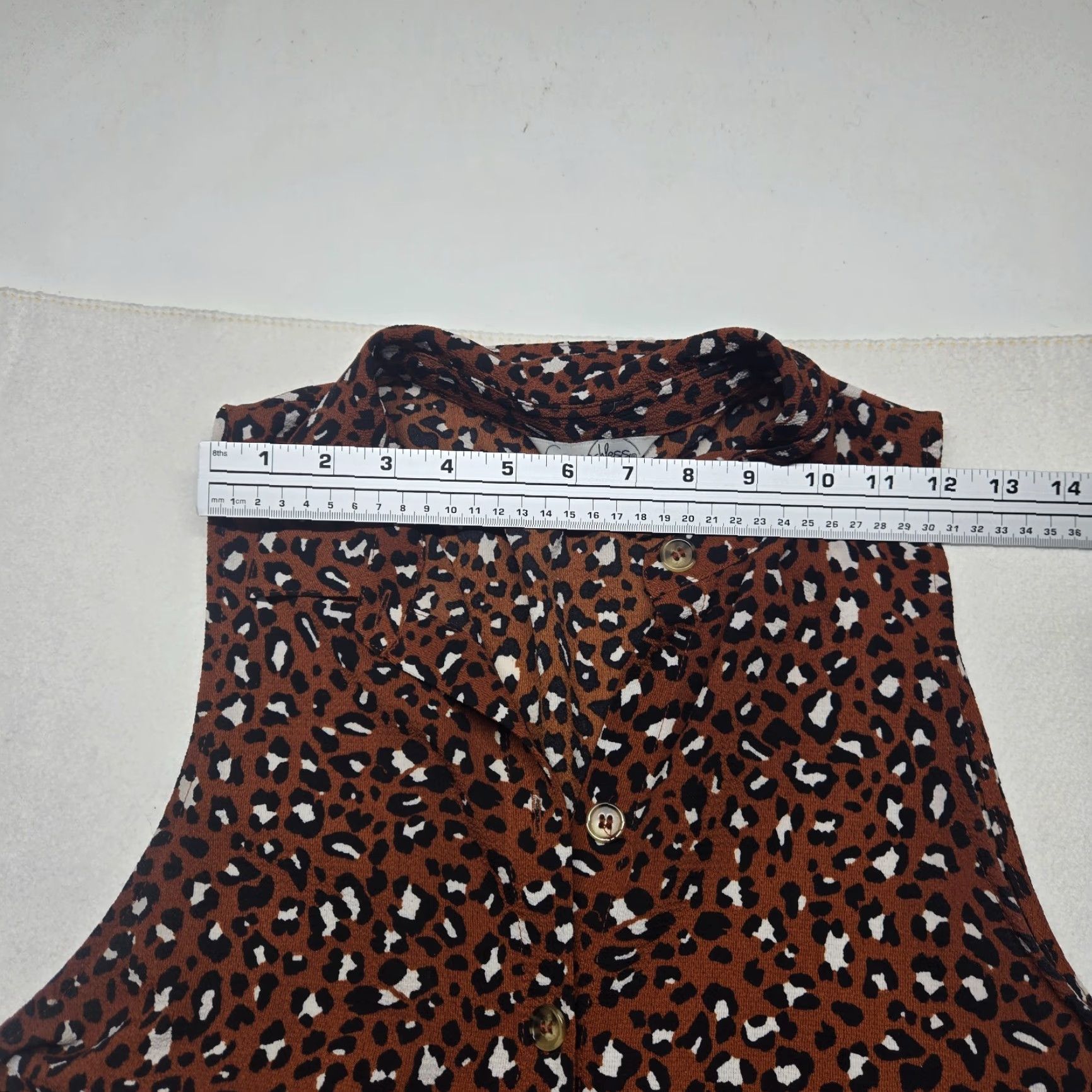 Vintage Speechless Romper Brown Animal Print Top Pants One Piece Adult Women's XL Size XL / US 12-14 / IT 48-50 - 5 Thumbnail