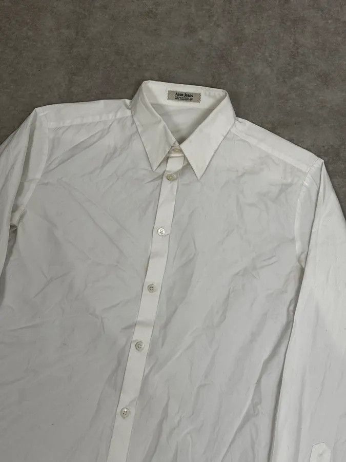Acne Studios SS2008 Acne Studios White Minimalist Classy Shirt Size US S / EU 44-46 / 1 - 5 Thumbnail