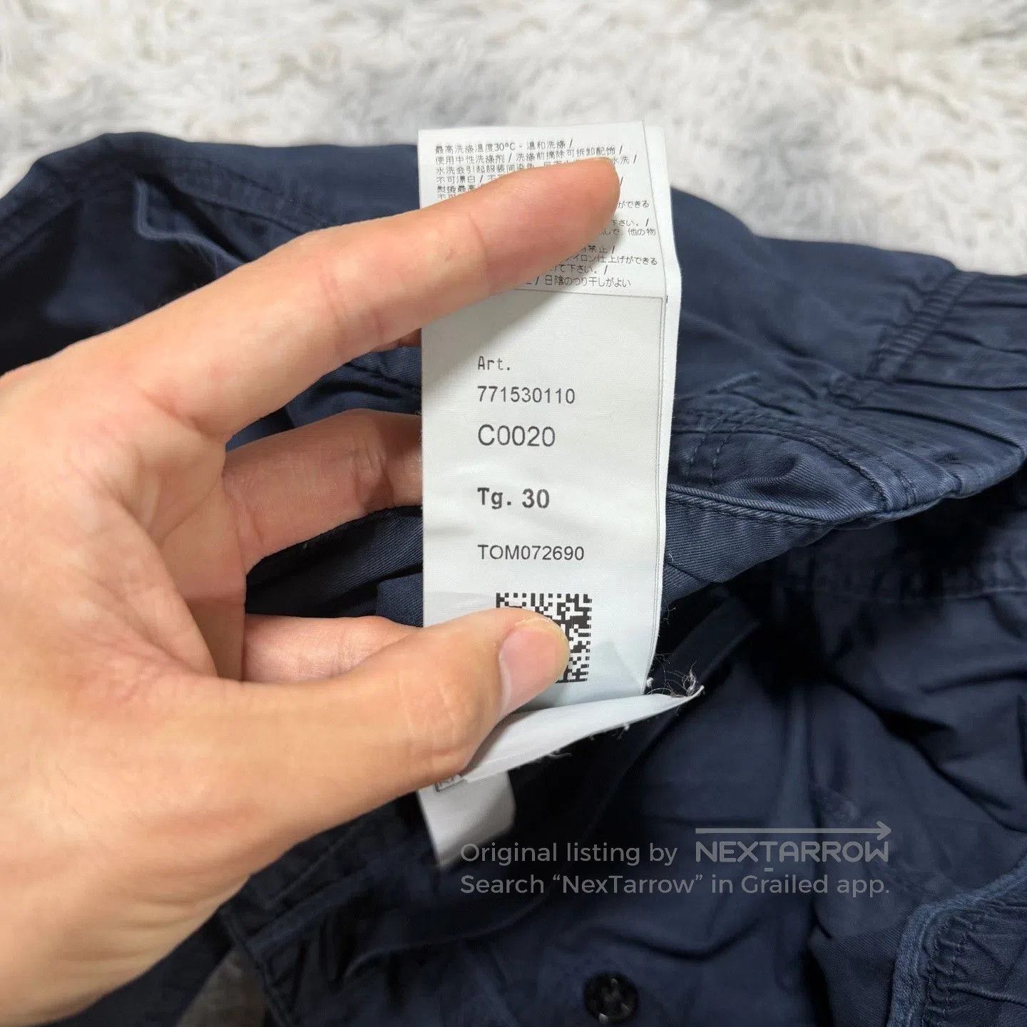 Stone Island Stone Island Dark Blue Cargo Pants W30. Size US 30 / EU 46 - 6 Thumbnail