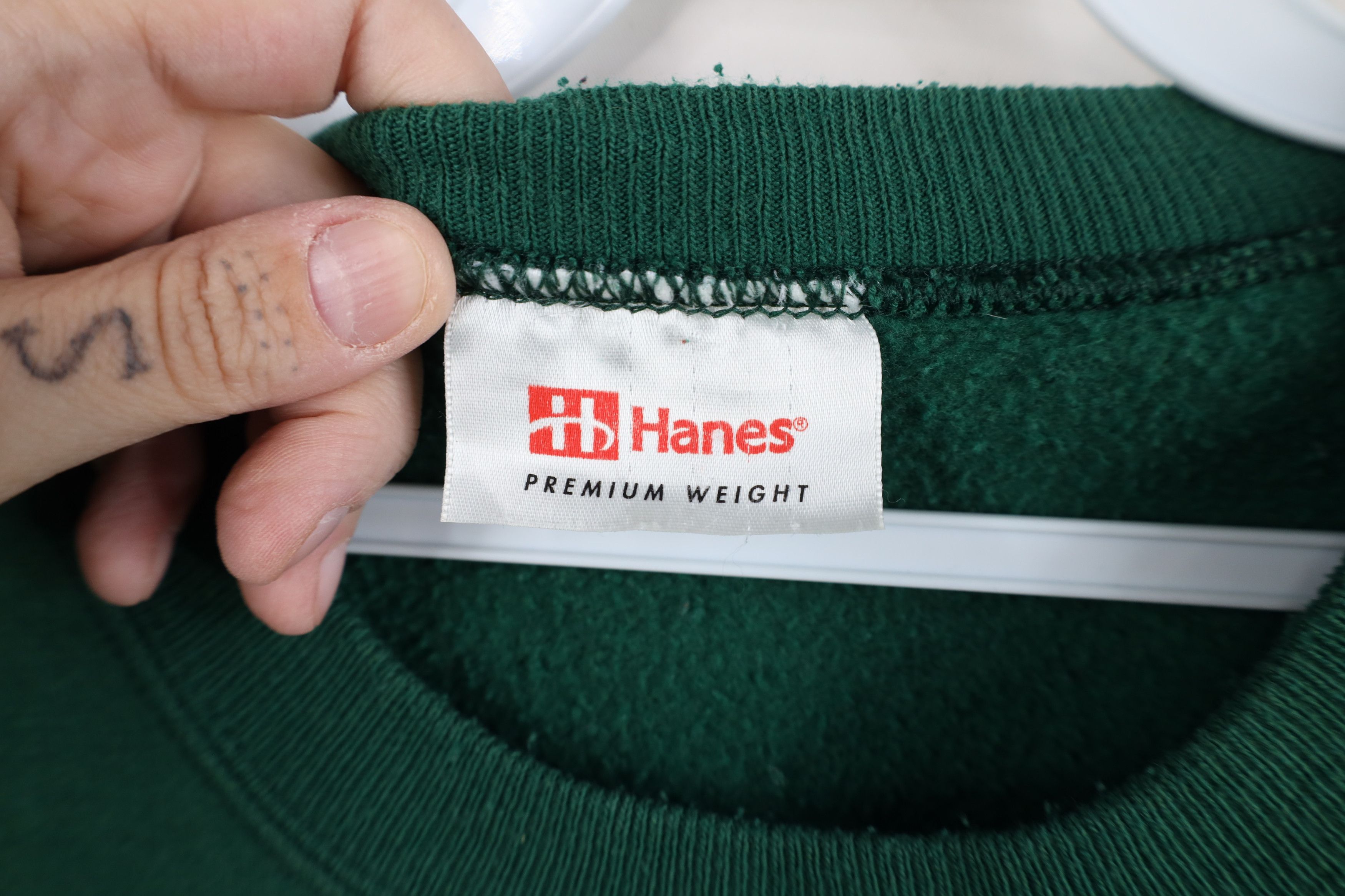 Vintage Vintage 90s Streetwear Crewneck Sweatshirt Hunter Green Size US M / EU 48-50 / 2 - 4 Thumbnail