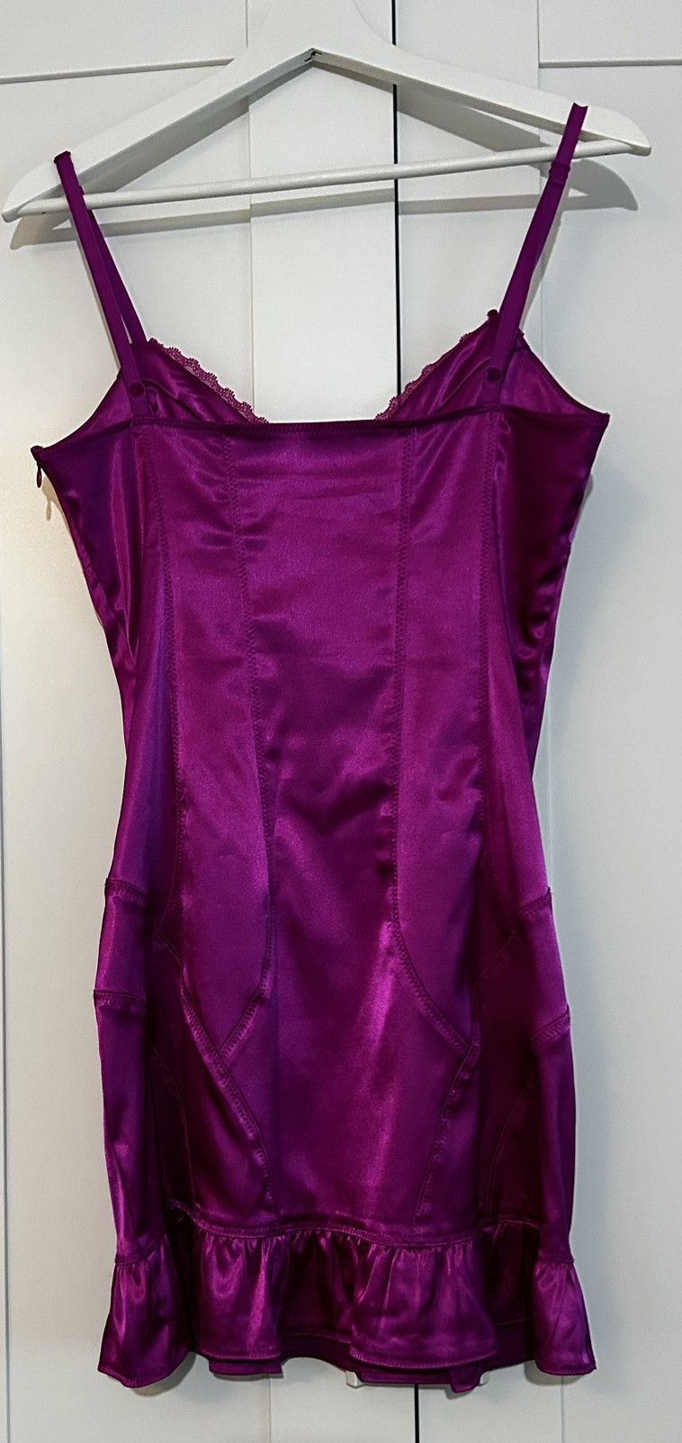 Guess GUESS fuchsia satin like mini dress Size S / US 4 / IT 40 - 3 Thumbnail