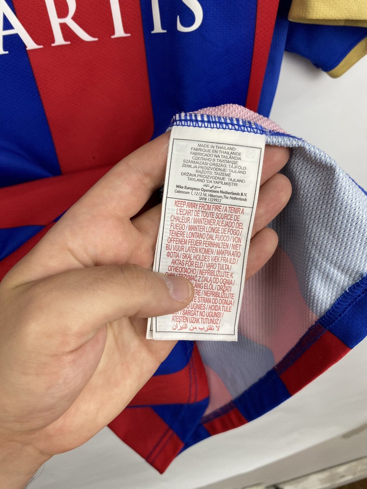 Nike 🇨🇭 Vintage 2009 Nike Alex 50 Basel Jersey Soccer T-Shirt Rare Size US L / EU 52-54 / 3 - 9 Thumbnail