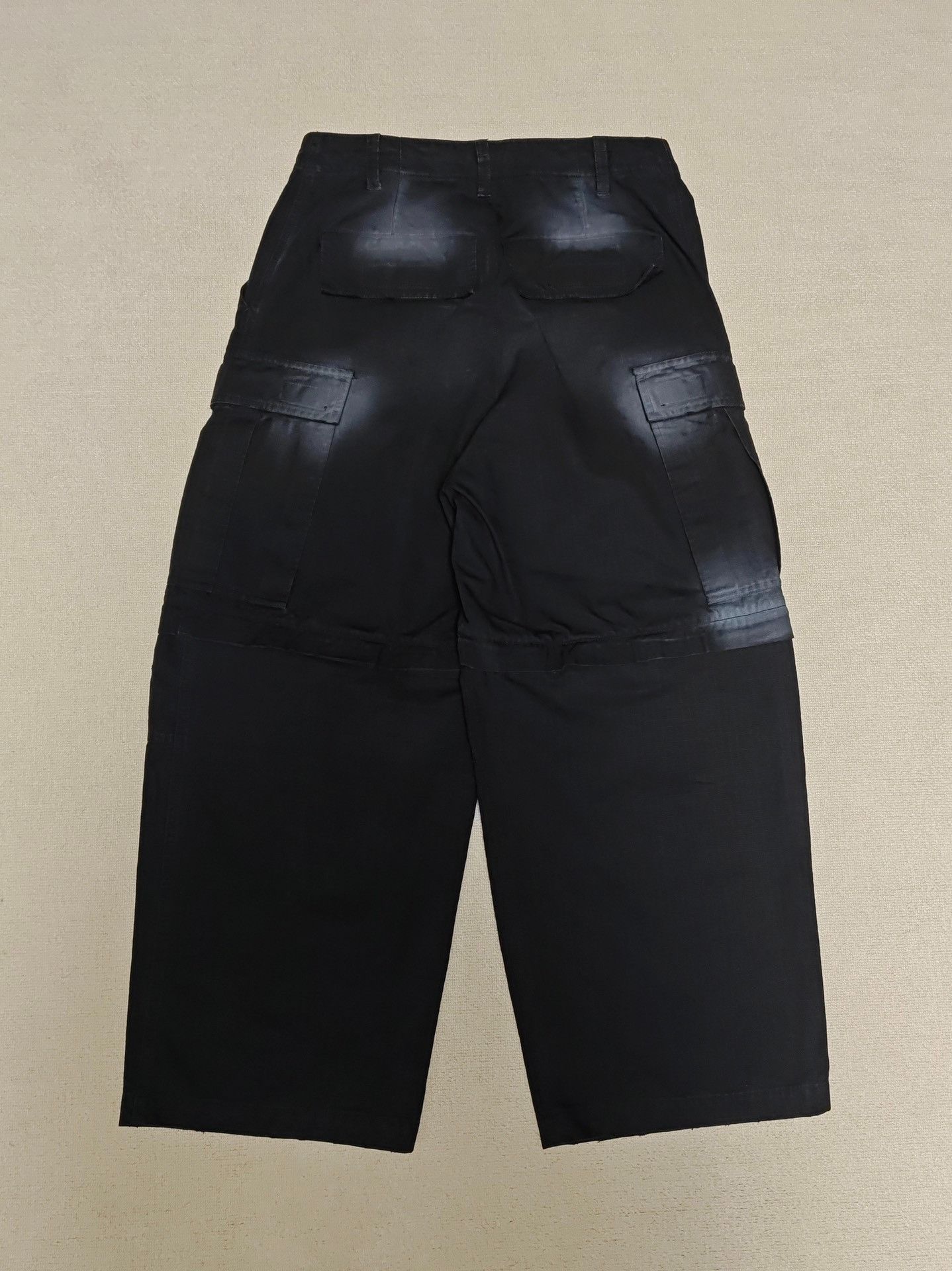 Balenciaga Balenciaga 24fw Dirty Mud Cargo Wide Leg Overalls pants 250 Size US 26 / EU 42 - 3 Thumbnail