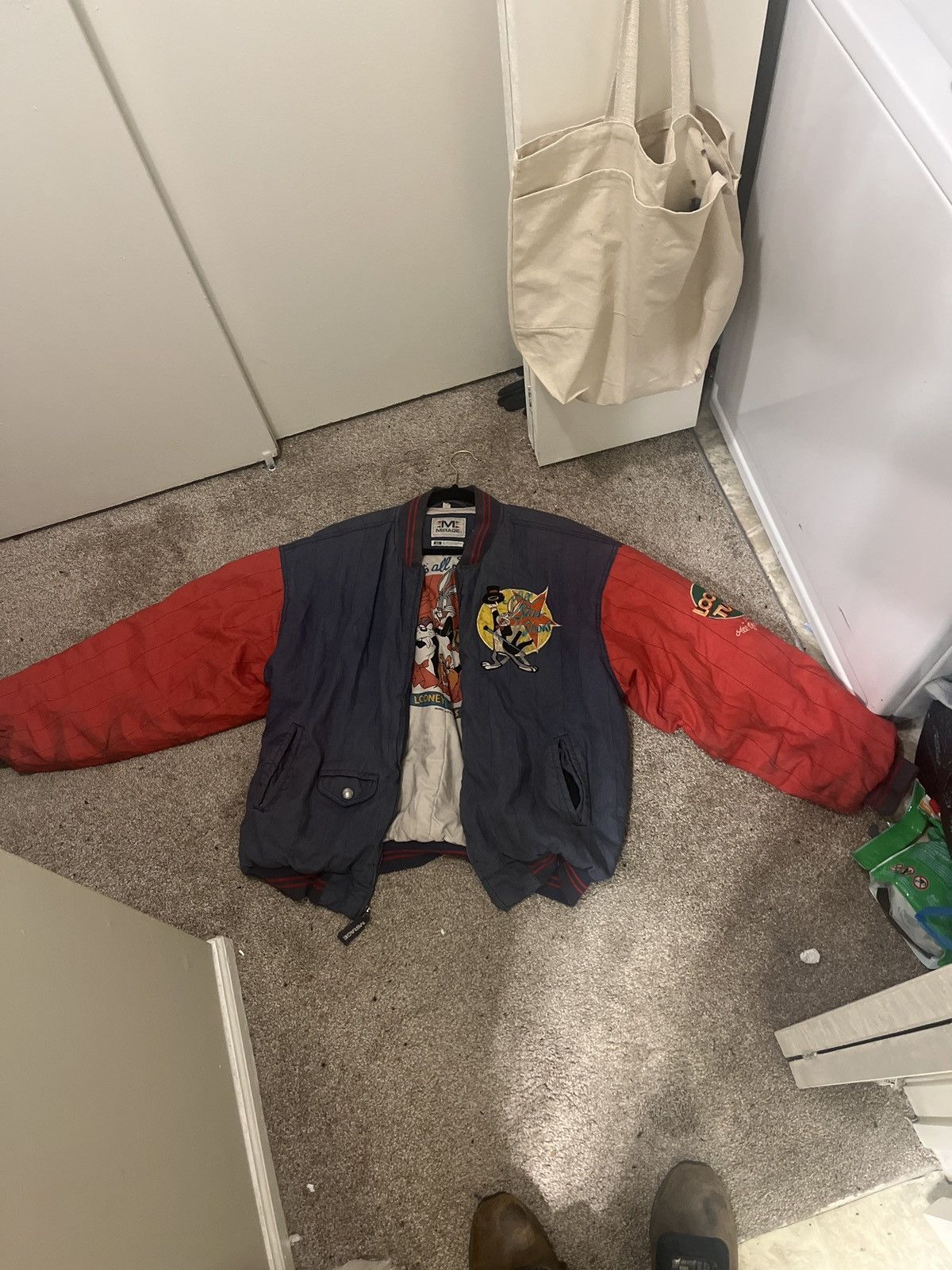 Mirage × Vintage × Warner Bros Vintage bomber jacket Size US XL / EU 56 / 4 - 1 Thumbnail