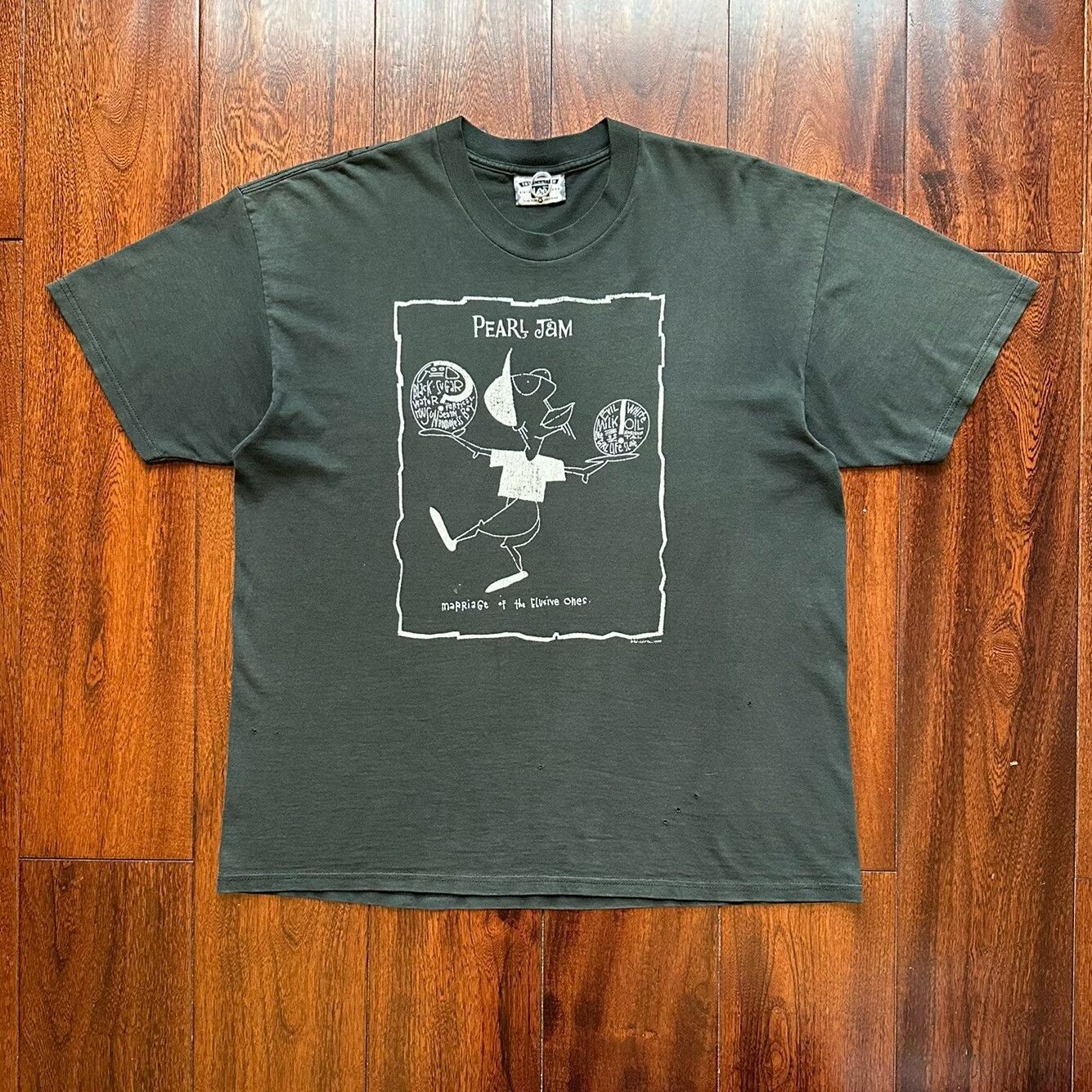 Vintage Vintage Pearl Jam 90s Tee Size US M / EU 48-50 / 2 - 1 Thumbnail