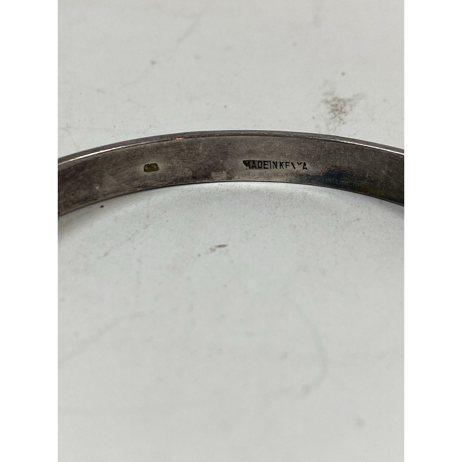 Other Vintage Solid Bangle Bracelet Made in Kenya Size ONE SIZE - 3 Thumbnail
