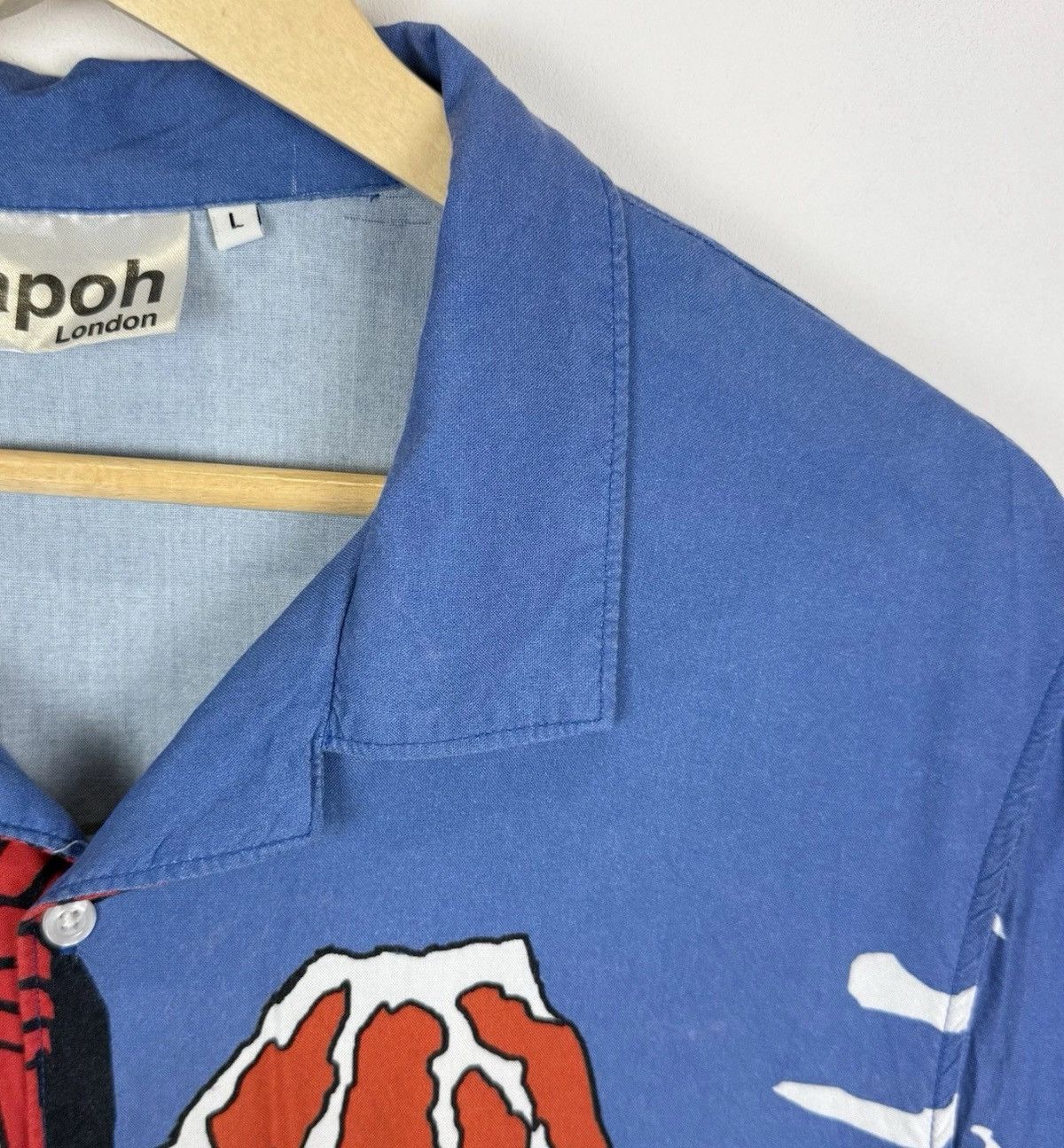 Other Apoh London Japanese Tradition Hawaiian Shirt Chinese Asian Size US L / EU 52-54 / 3 - 4 Thumbnail