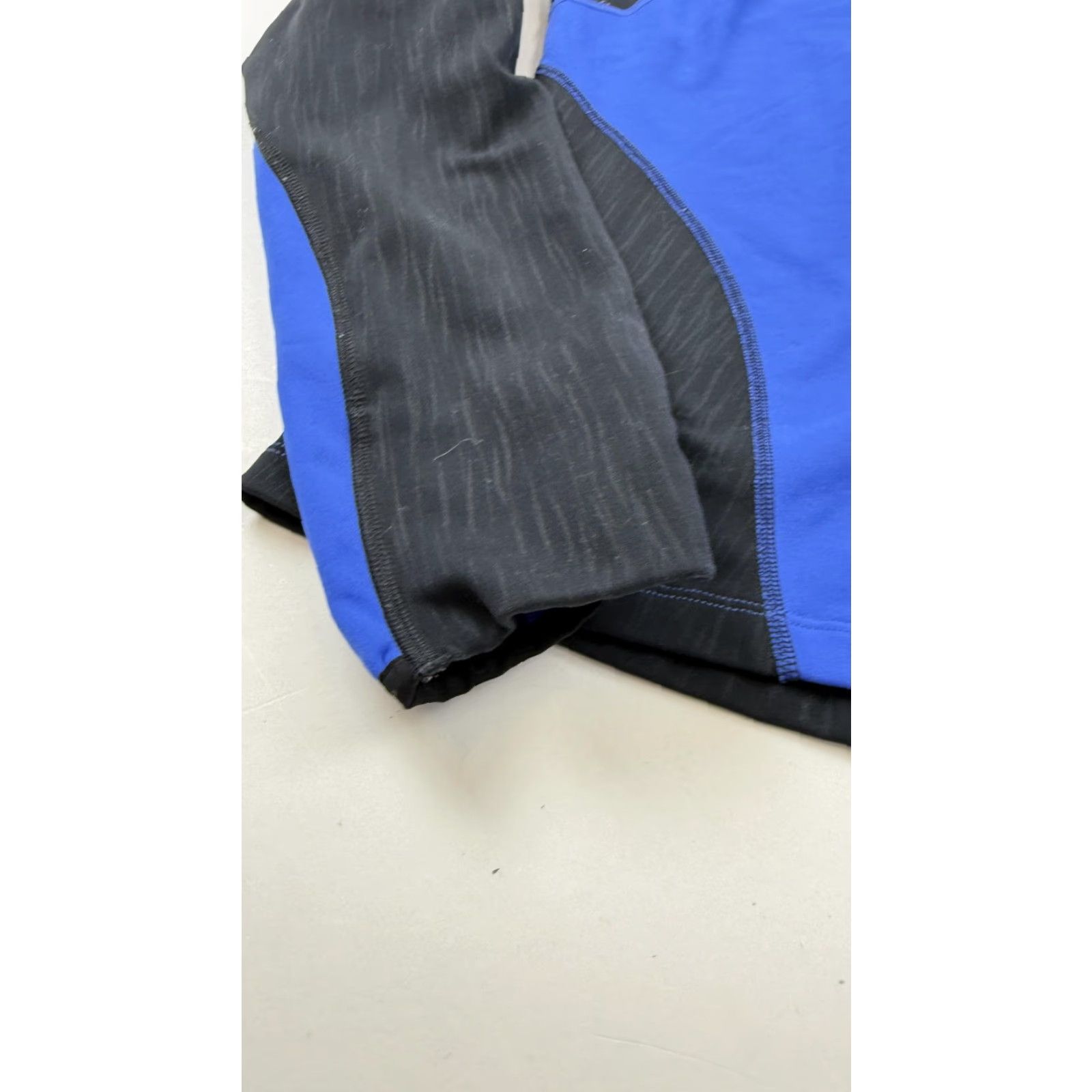 PEARL iZUMi Pearl Izumi Shirt Womens Medium Blue Black Half Zip Pullover Cycling Top Size M / US 6-8 / IT 42-44 - 2 Thumbnail