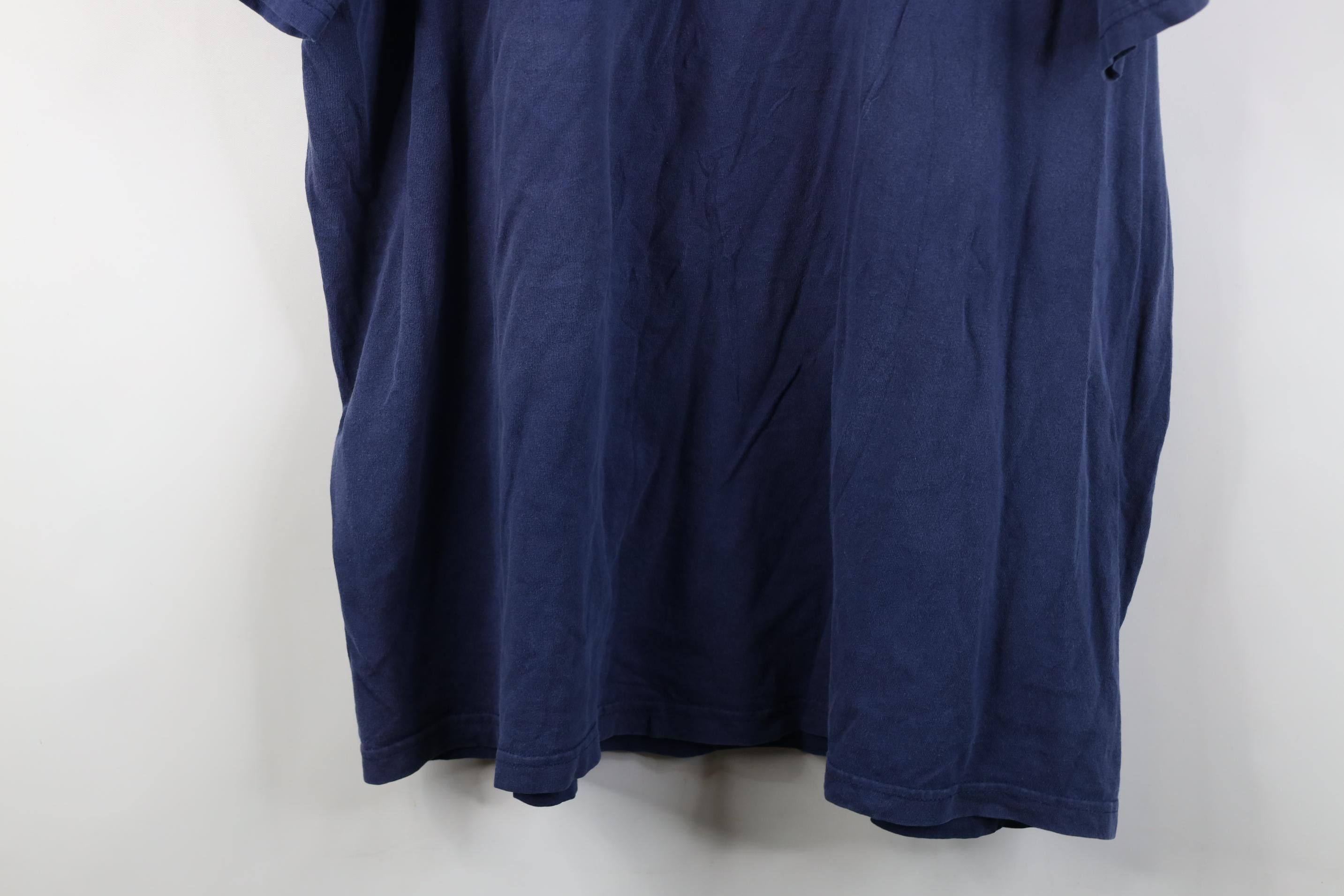 Nike Vintage Y2K Nike Travis Scott Center Big Swoosh T-Shirt Blue Size US XL / EU 56 / 4 - 16 Thumbnail
