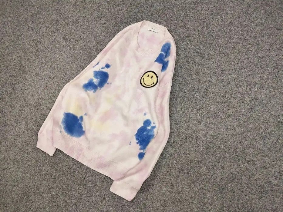 Sandro Sandro x Smiley Tie Dye Multicolor stretch Sweater Smiley Size L / US 10 / IT 46 - 2 Thumbnail