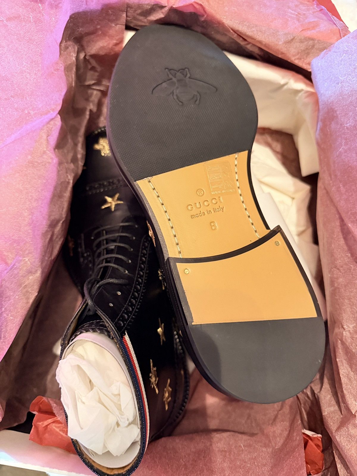 Gucci Gucci Boots with stars and bees embroidery Size US 8 / EU 41 - 7 Thumbnail