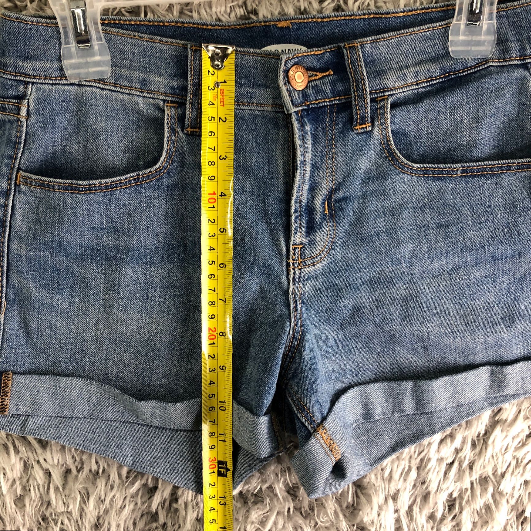 Old Navy Old Navy Womens Boyfriend Blue Jean Shorts 28" Waist Size 0 Denim Short Spring Summer Casual Womens Size 28" / US 6 / IT 42 - 3 Thumbnail
