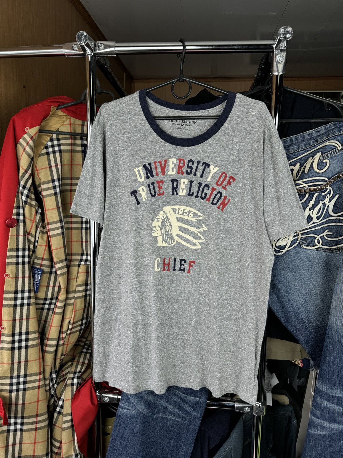 Other Mens Vintage True Religion Chief T Shirt y2k streetwear tee Size US L / EU 52-54 / 3 - 1 Thumbnail