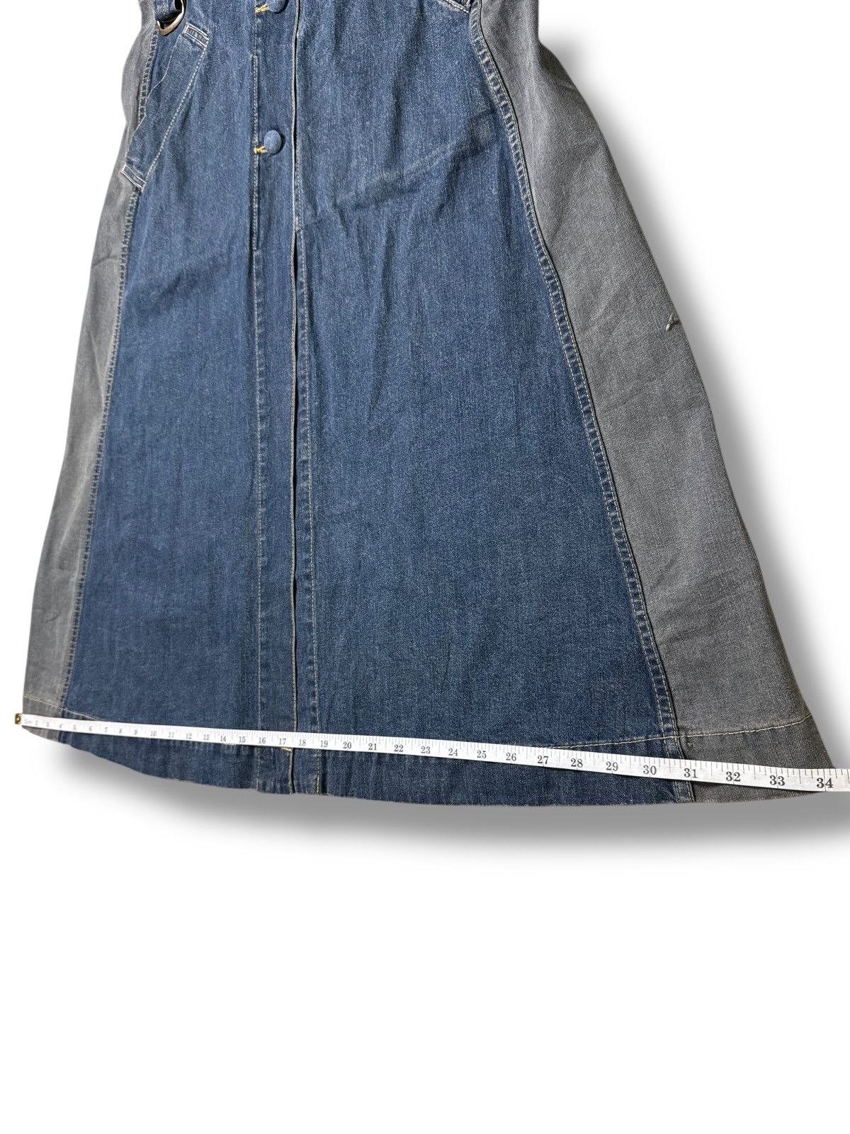 Hysteric Glamour Hysteric Glamour Denim Trench Coat Jumpsuit Size ONE SIZE - 24 Thumbnail