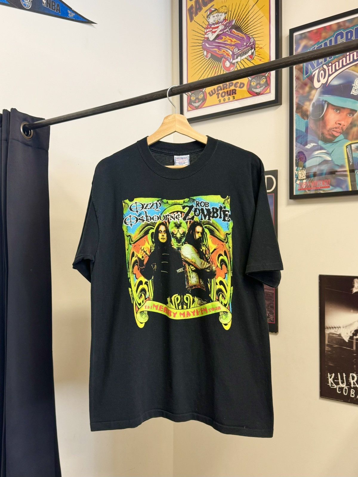 Band Tees Vintage 2001 Ozzy Osbourne & Rob Zombie “Merry Mayhem Tour” Size US L / EU 52-54 / 3 - 1 Thumbnail
