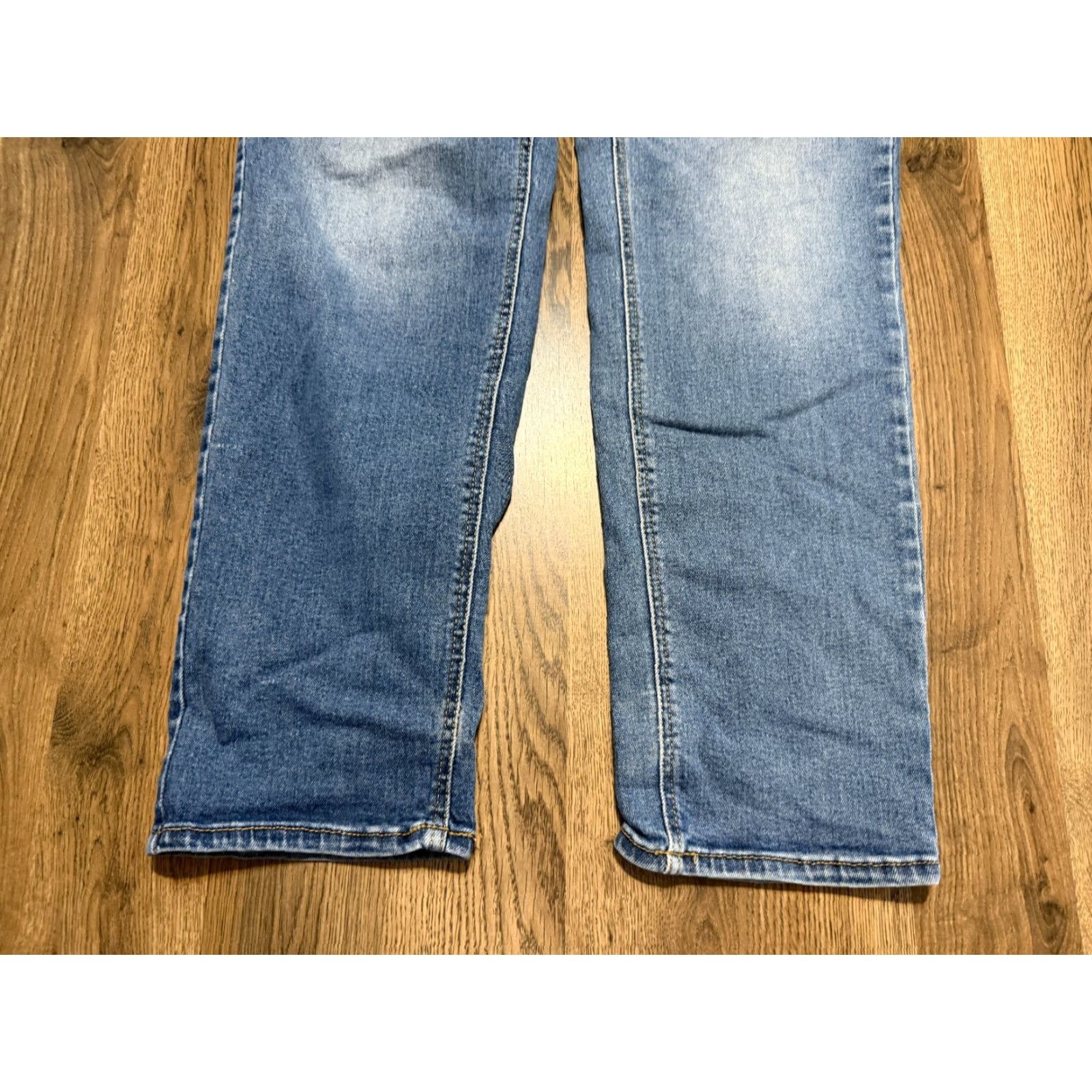 Vintage VINTAGE: No (omit) Time & Tru Jeans Women's 18 Blue Straight Leg Outdoors Denim Mid Rise Size 40" / US 18 - 2 Thumbnail