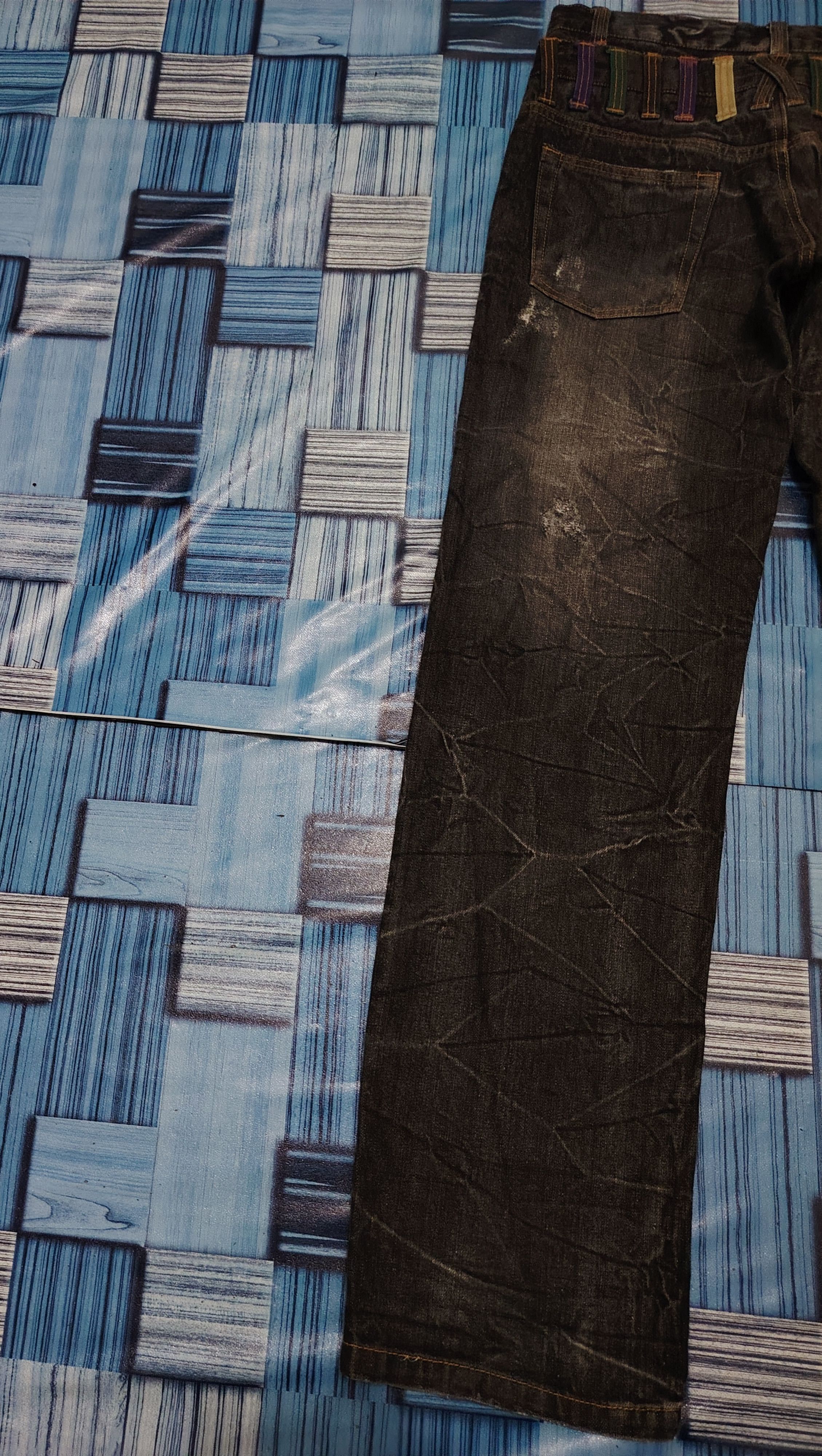 Who Decides War Double Waist Japanese Nylaus Clothing Mudwash Clawmark Sick Size US 32 / EU 48 - 15 Thumbnail