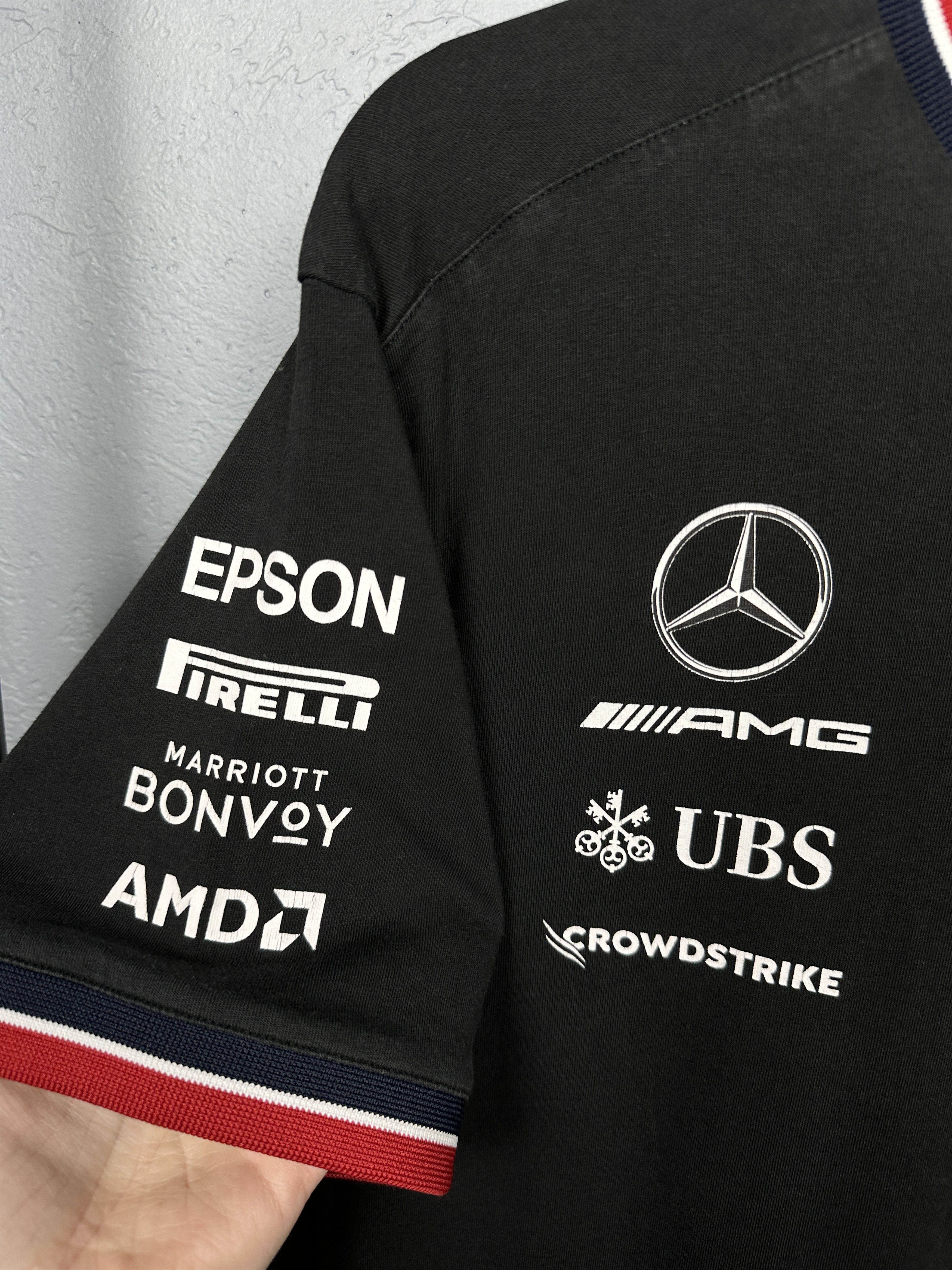 Mercedes-Benz Mercedes Benz AMG Petronas Team Mens T-Shirt Size US XL / EU 56 / 4 - 3 Thumbnail