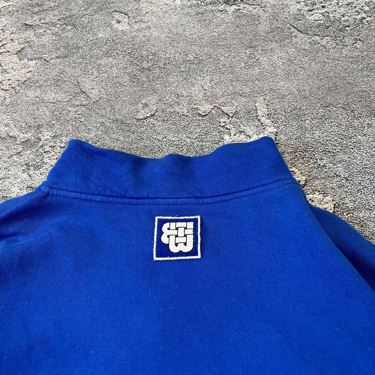Other Y2K Rare 🇮🇹 Blue Italia Team big center logo Soccer Zip Size US S / EU 44-46 / 1 - 3 Thumbnail