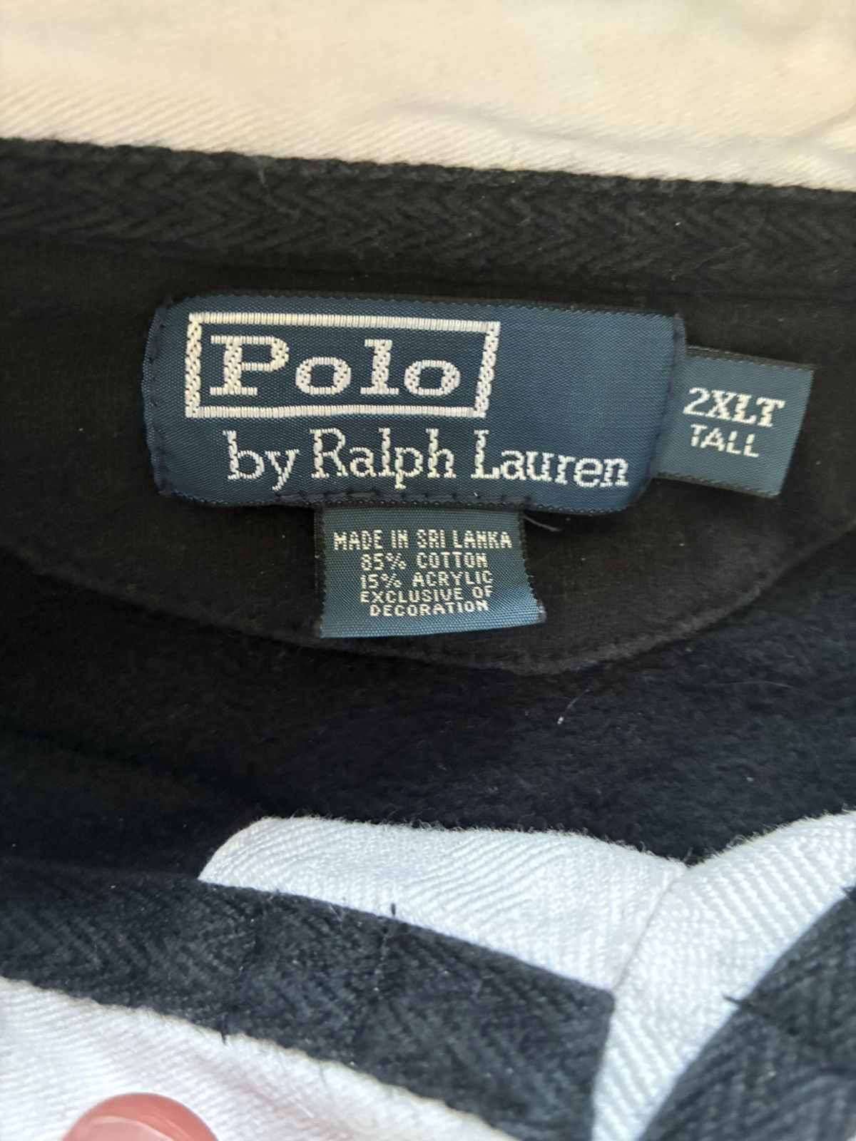 Polo Ralph Lauren Vintage 90s Ralph Lauren Embroidered Rugby Polo Size US XL / EU 56 / 4 - 3 Thumbnail