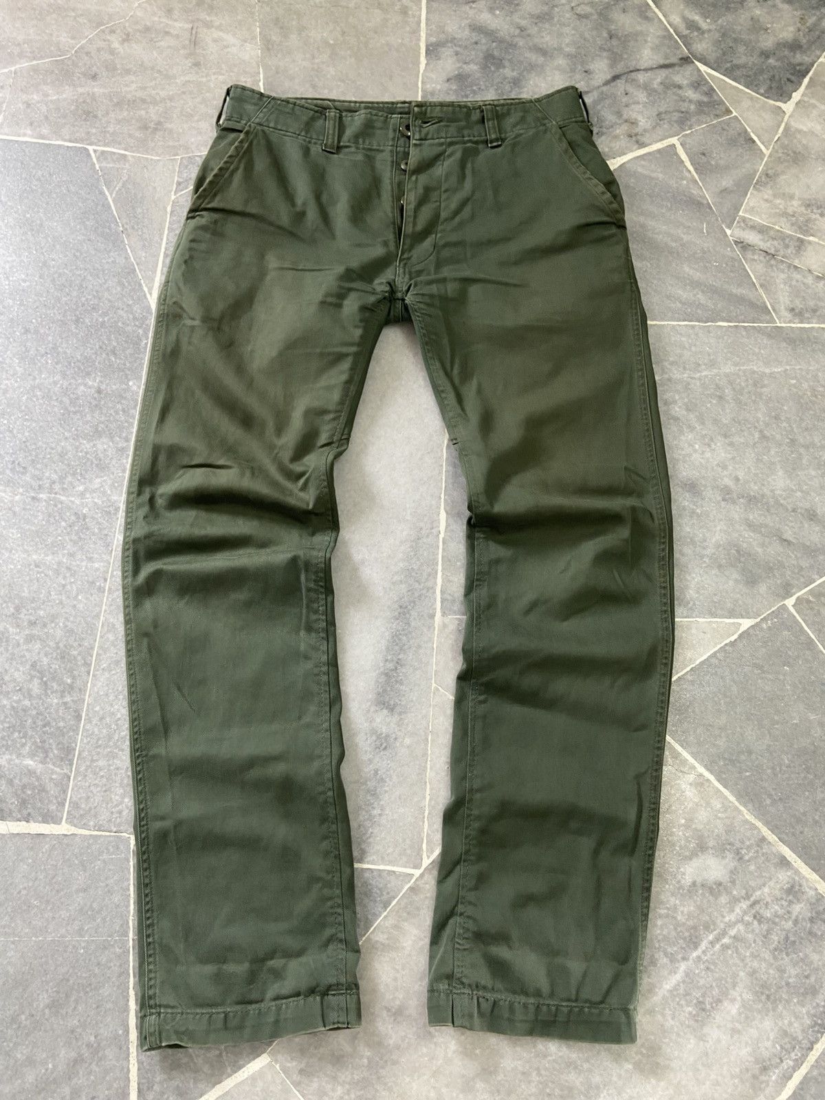 Supreme Supreme Vintage Supreme Mfg Co OG 107 Military Pants Size US 29 - 1 Thumbnail