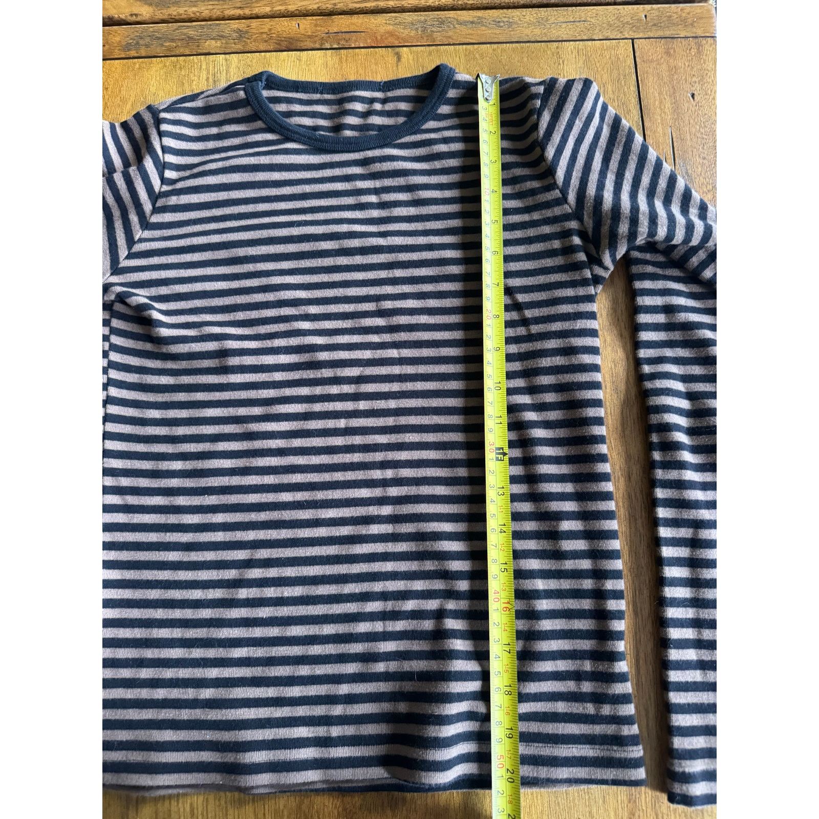 Max Mara Max Mara 100 Percent Cotton Striped Long Sleeve Top Brown Size S / US 4 / IT 40 - 7 Thumbnail
