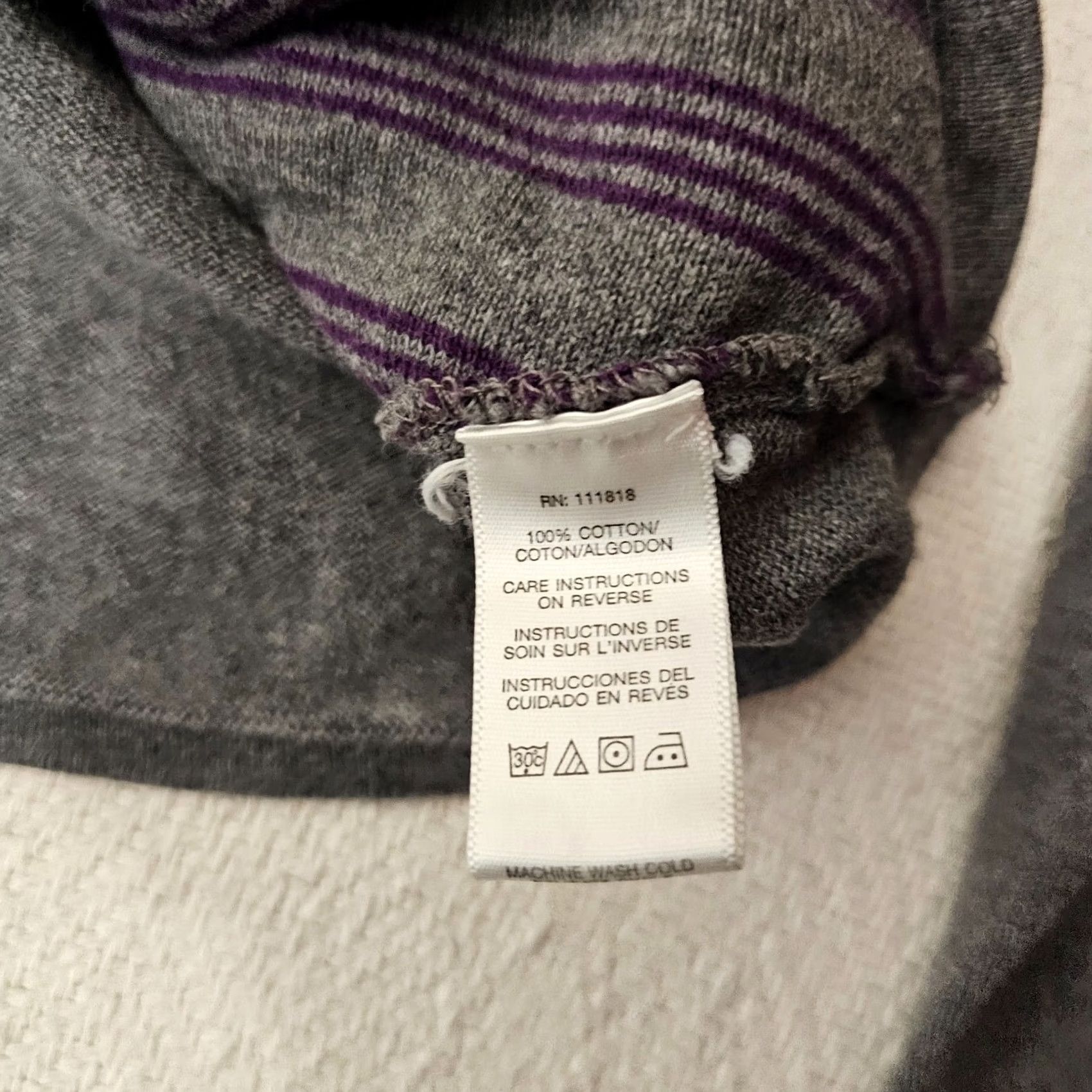 Michael Kors Michael Kors Sweater Mens XL Purple Gray Argyle Knit V-Neck Long Sleeve Pullover Shirt Size US XL / EU 56 / 4 - 3 Thumbnail