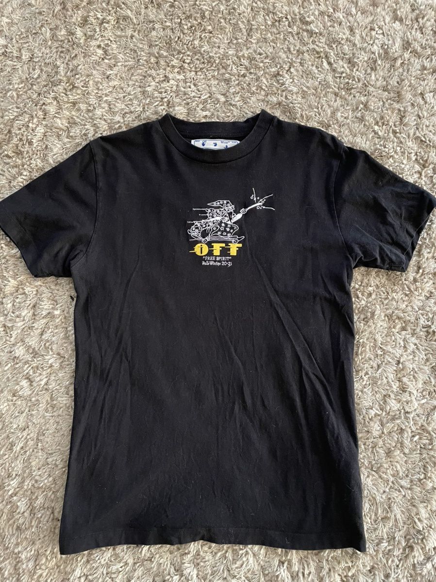 Off-White OFF White Free Wizard Black Tee Size US M / EU 48-50 / 2 - 1 Thumbnail
