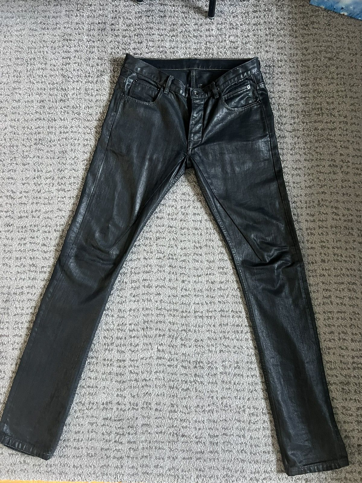 Rick Owens Rick Owens Wax Denim | Grailed
