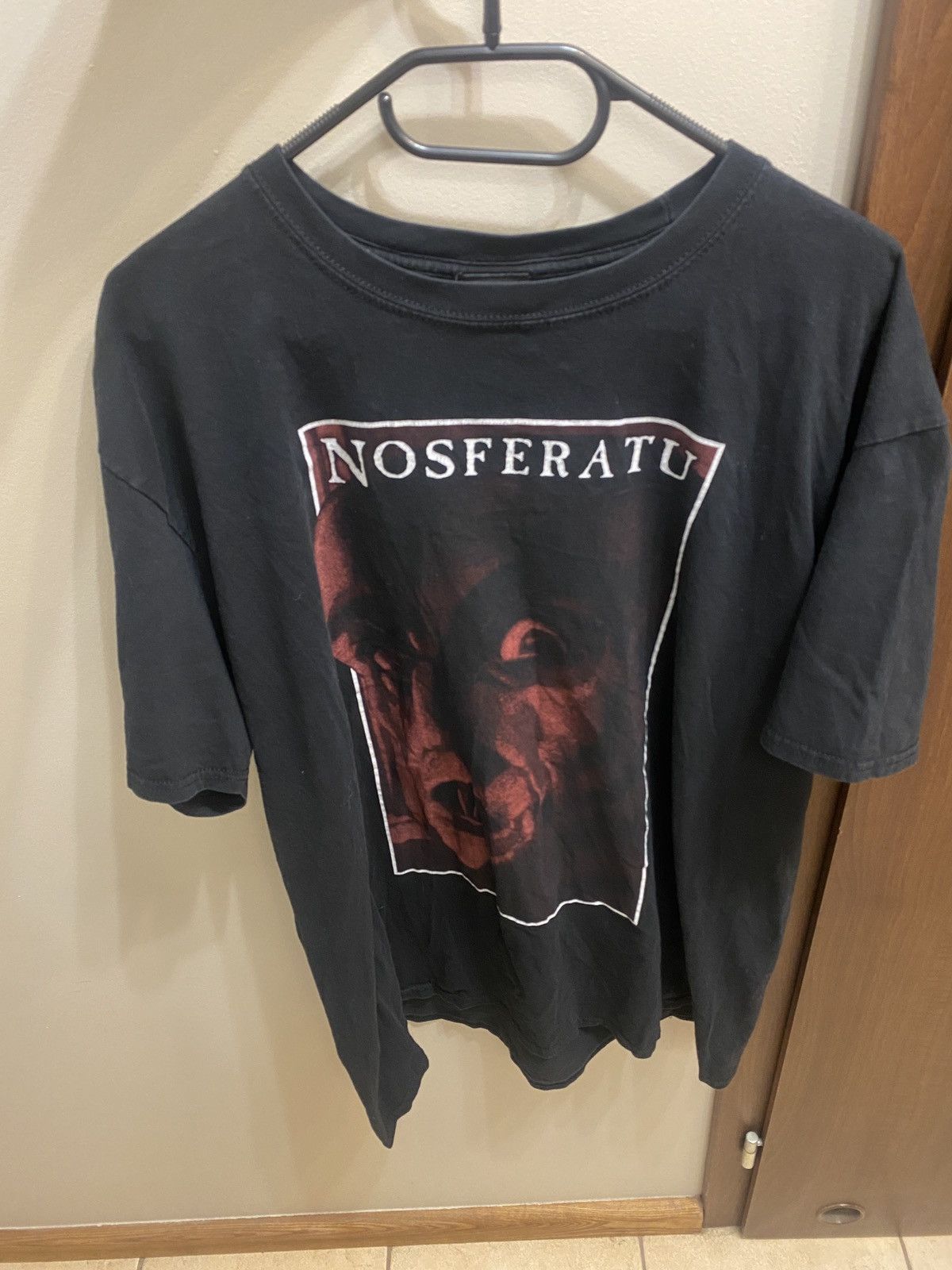 Image of Expert Horror x Movie Nosferatu Horror Movie Tee 00S in Black, Men's (Size XL)