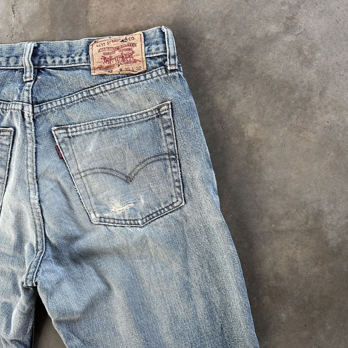 Japanese Brand W32🔥Vintage Levi’s 533 Distressed Faded Denim Jean Pant Size US 32 / EU 48 - 14 Thumbnail