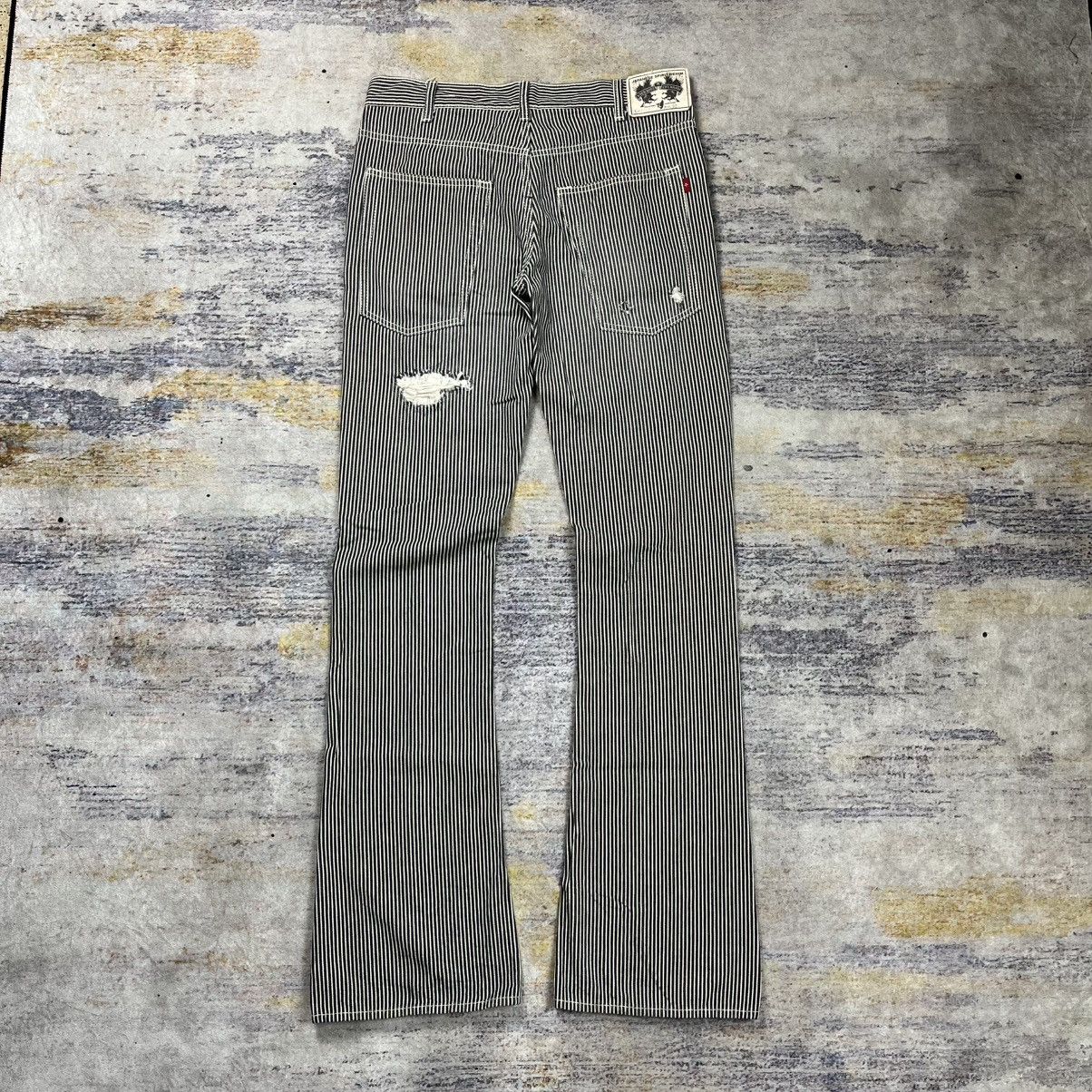 Backbone Back bone hickory flared denim pants Size US 32 / EU 48 - 2 Thumbnail