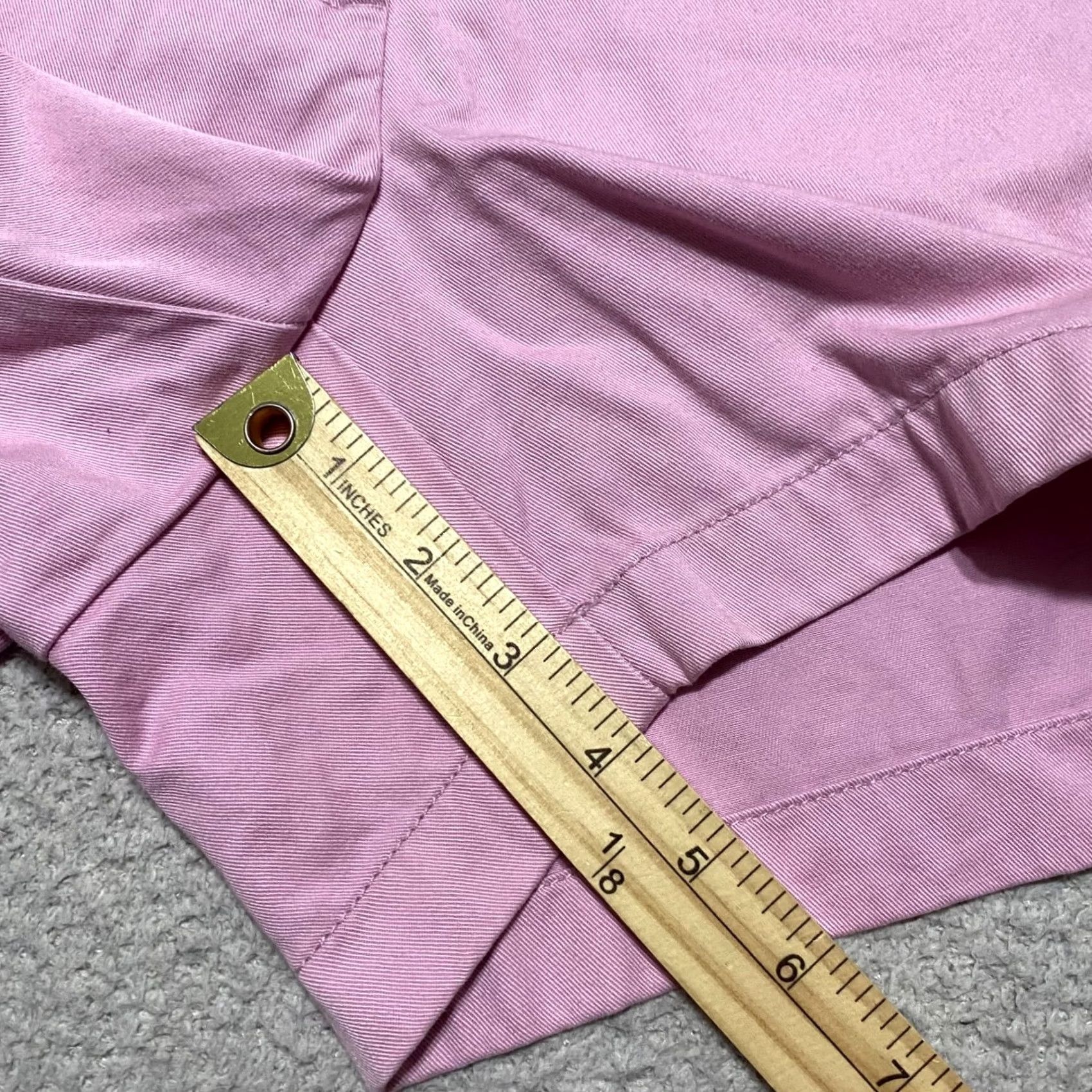 J.Crew J.CREW Shorts Pink 100% Cotton Mid Rise 4" Inseam Pockets Lightweight Casual Womens" Size 27" / US 4 / IT 40 - 5 Thumbnail
